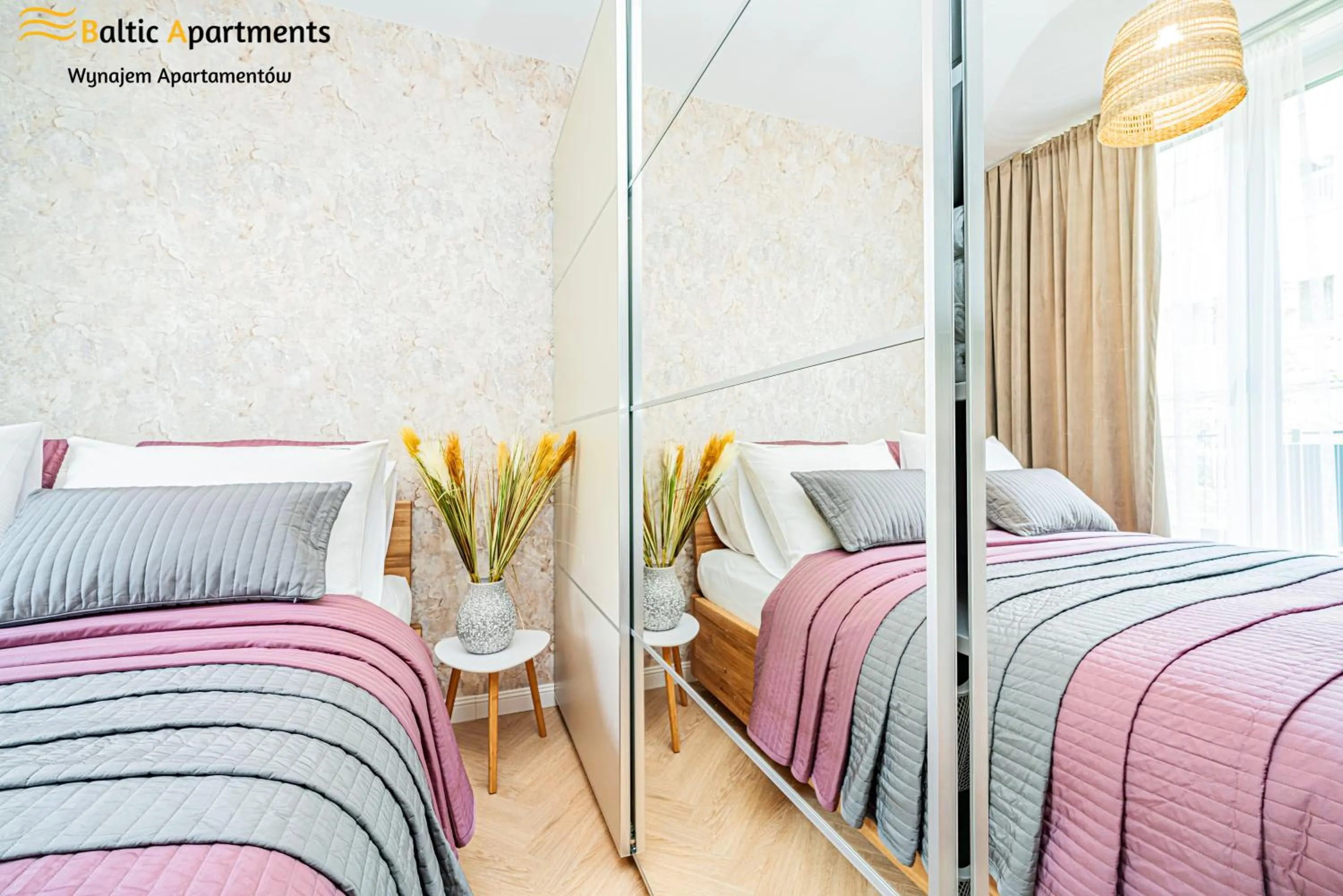 Bed in Seaside Garden Apartments & Wellness by Baltic Apartments