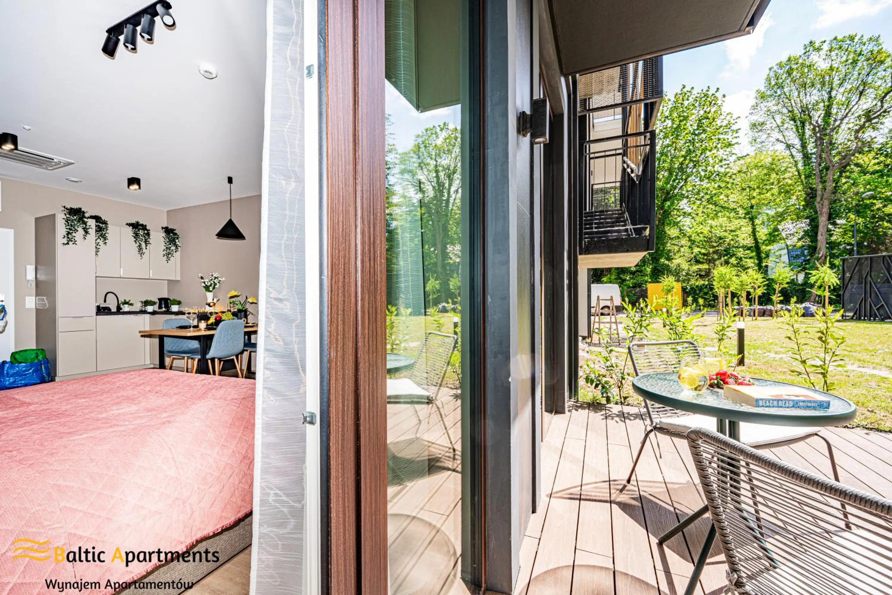 Balcony/Terrace in Seaside Garden Apartments & Wellness by Baltic Apartments