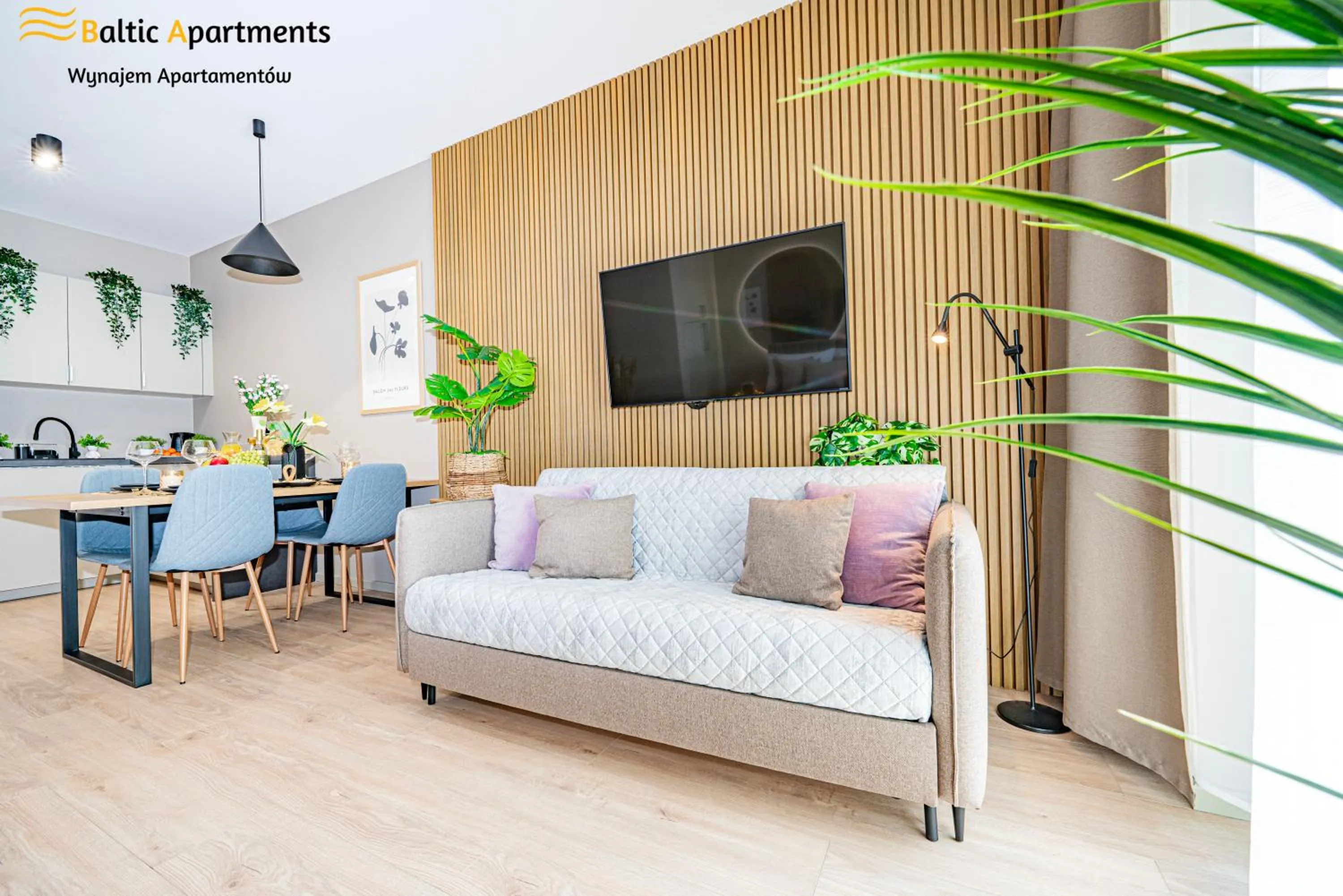 Bed in Seaside Garden Apartments & Wellness by Baltic Apartments