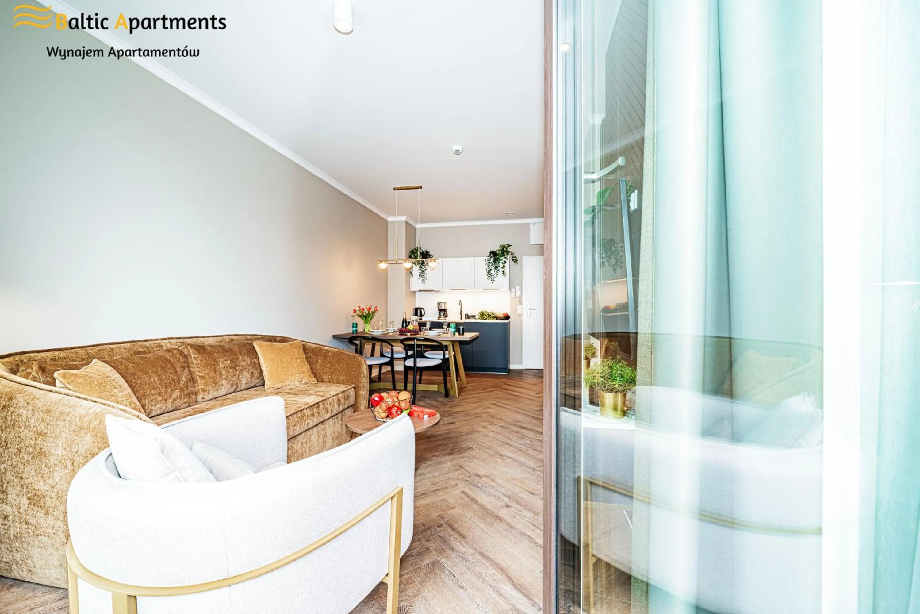 Bed in Seaside Garden Apartments & Wellness by Baltic Apartments