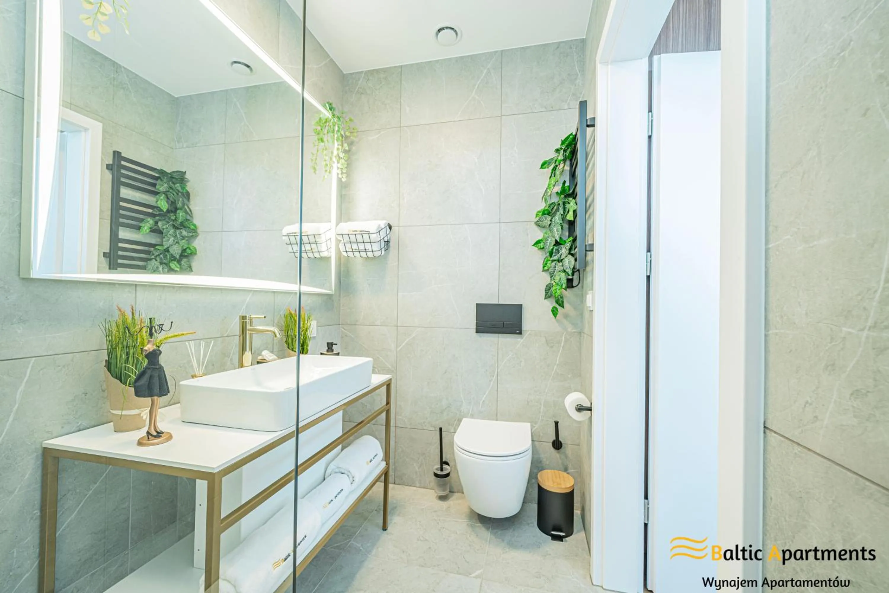 Shower in Seaside Garden Apartments & Wellness by Baltic Apartments