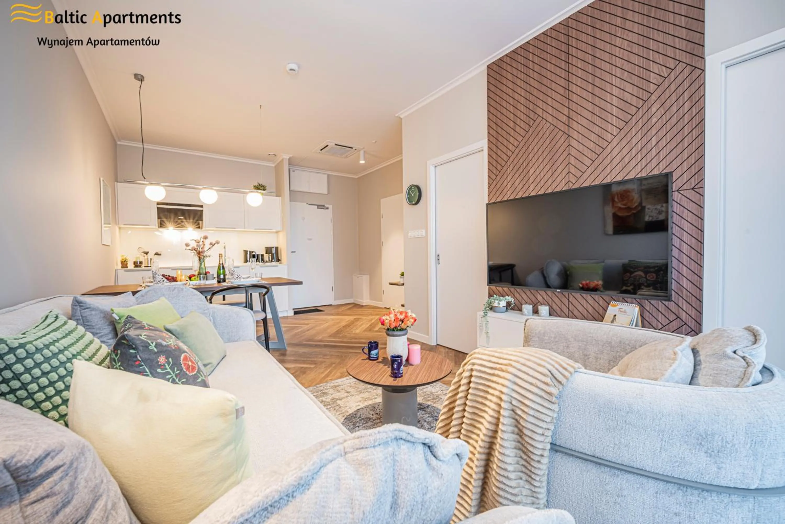 Bed in Seaside Garden Apartments & Wellness by Baltic Apartments