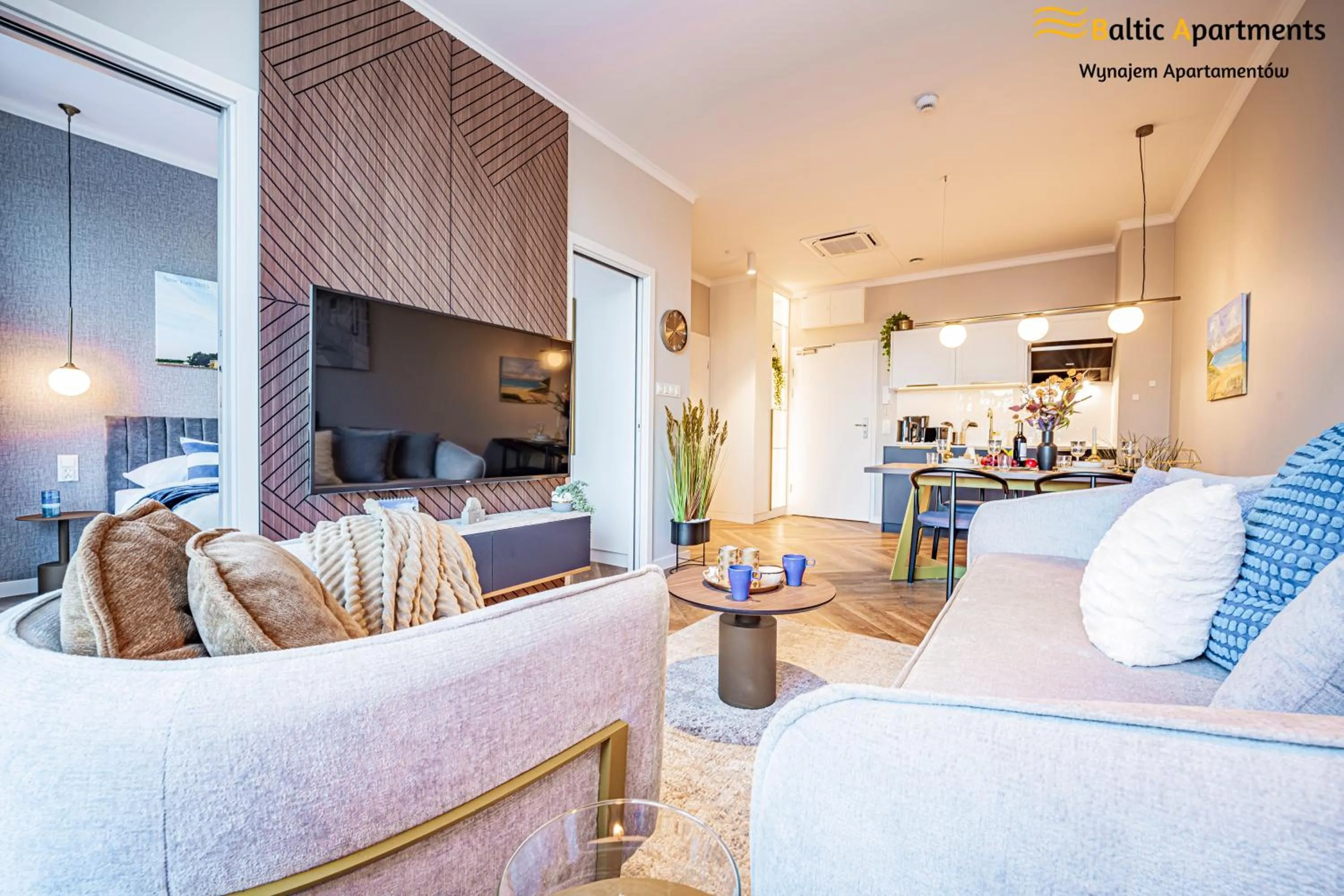 TV and multimedia in Seaside Garden Apartments & Wellness by Baltic Apartments