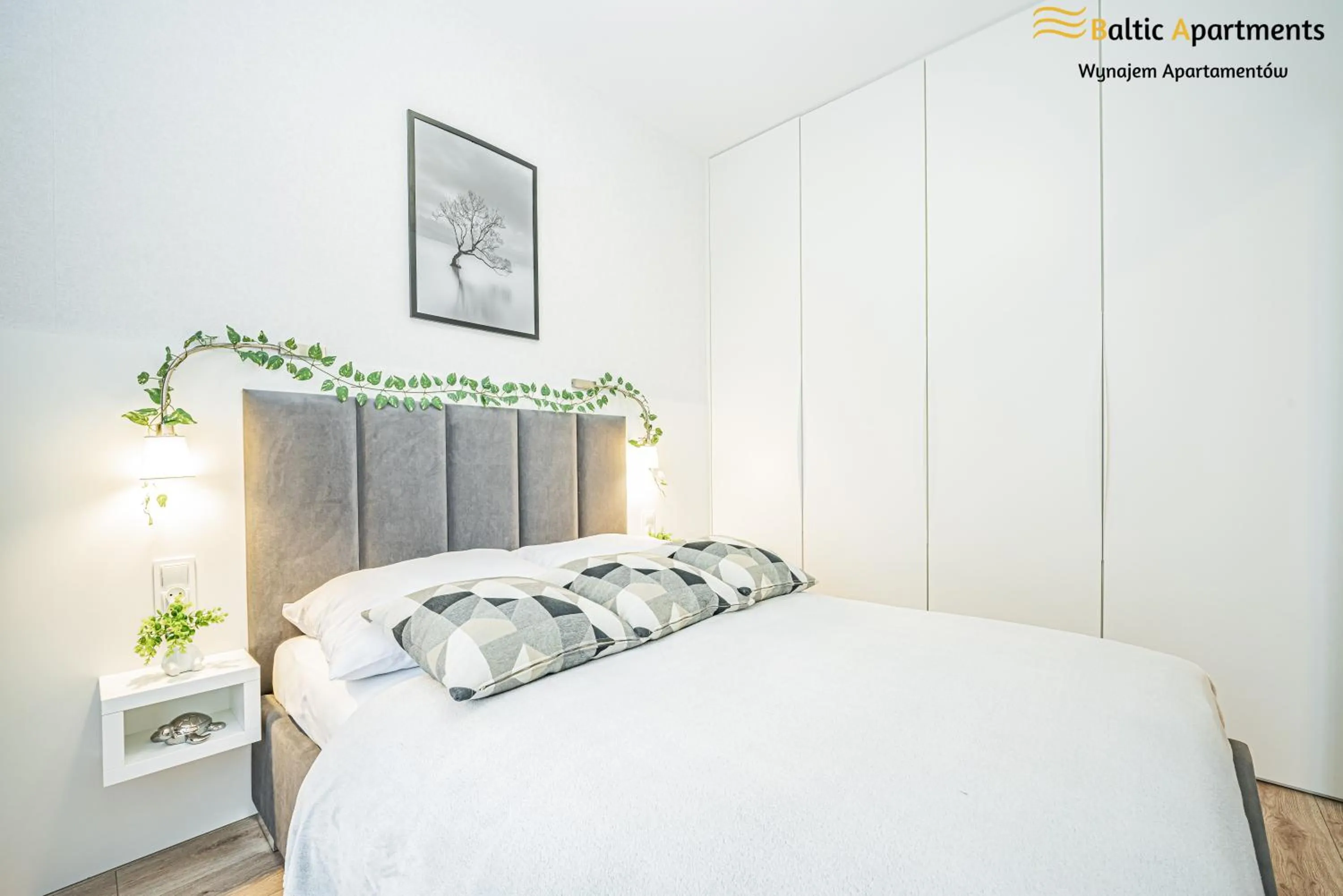 Bed in Seaside Garden Apartments & Wellness by Baltic Apartments