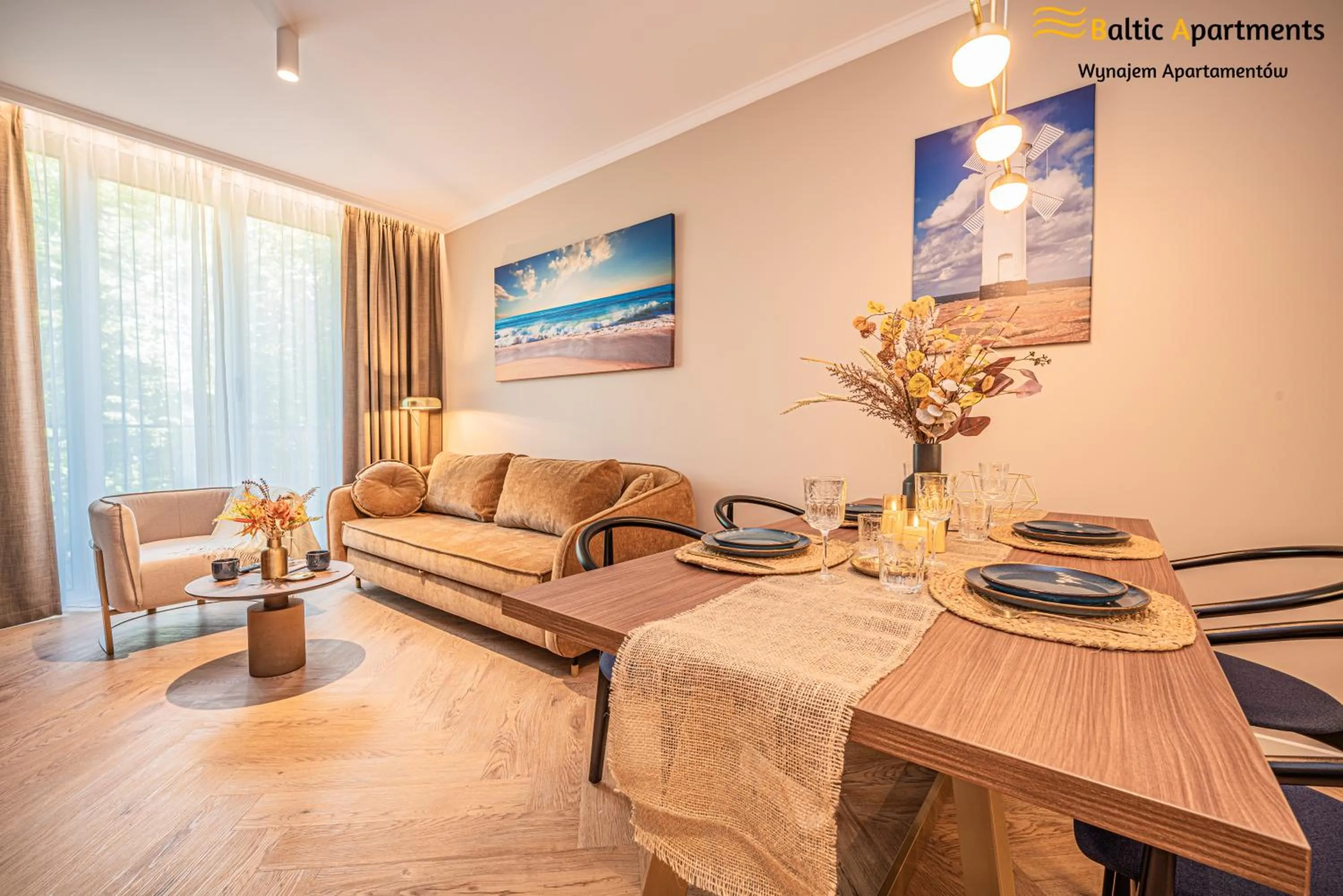 Living room in Seaside Garden Apartments & Wellness by Baltic Apartments