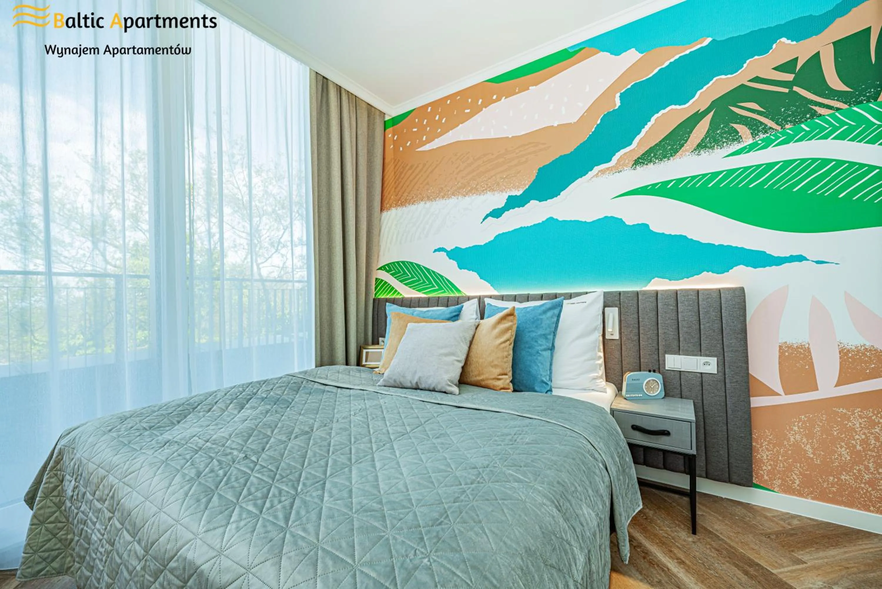 Bed in Seaside Garden Apartments & Wellness by Baltic Apartments