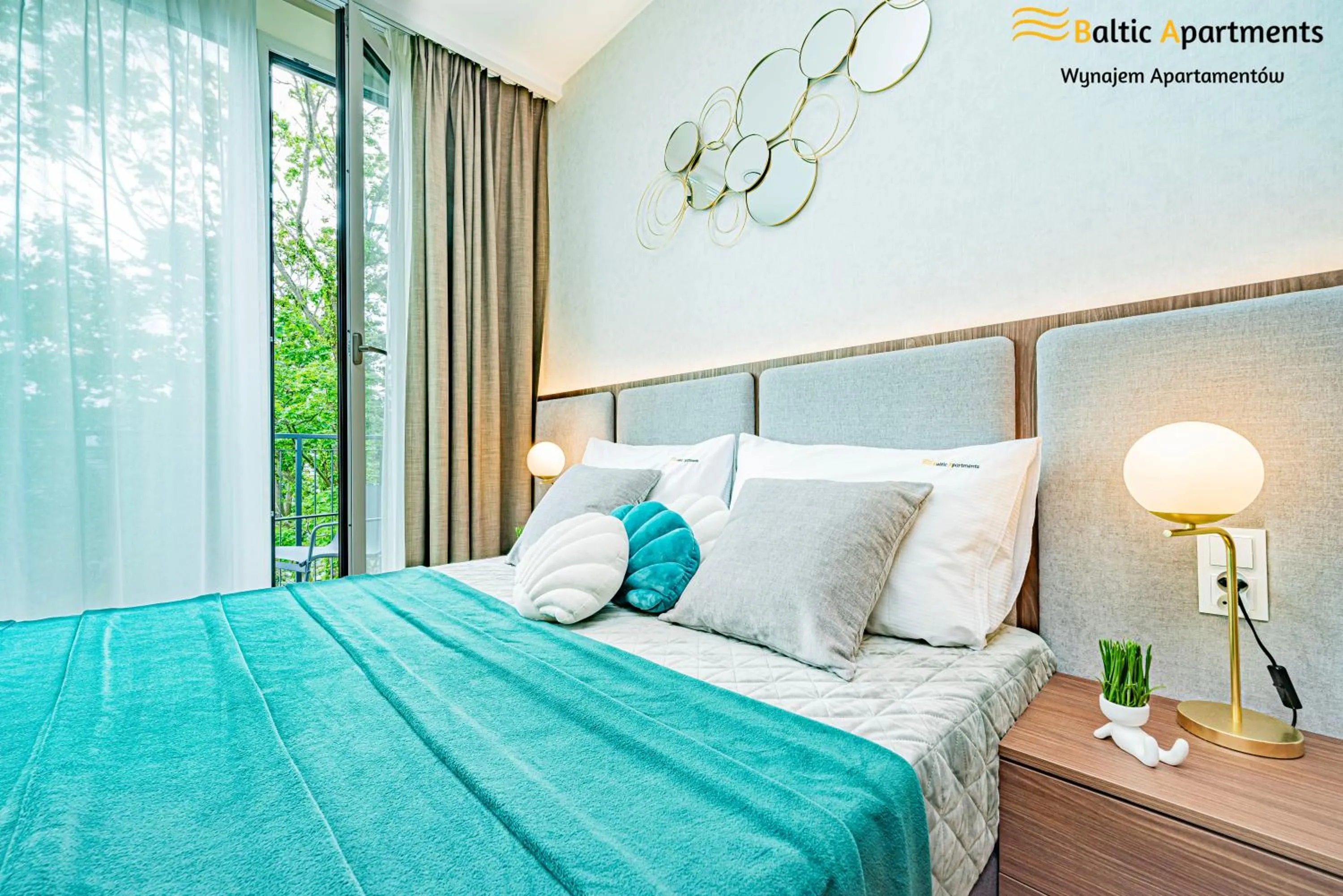 Bed in Seaside Garden Apartments & Wellness by Baltic Apartments