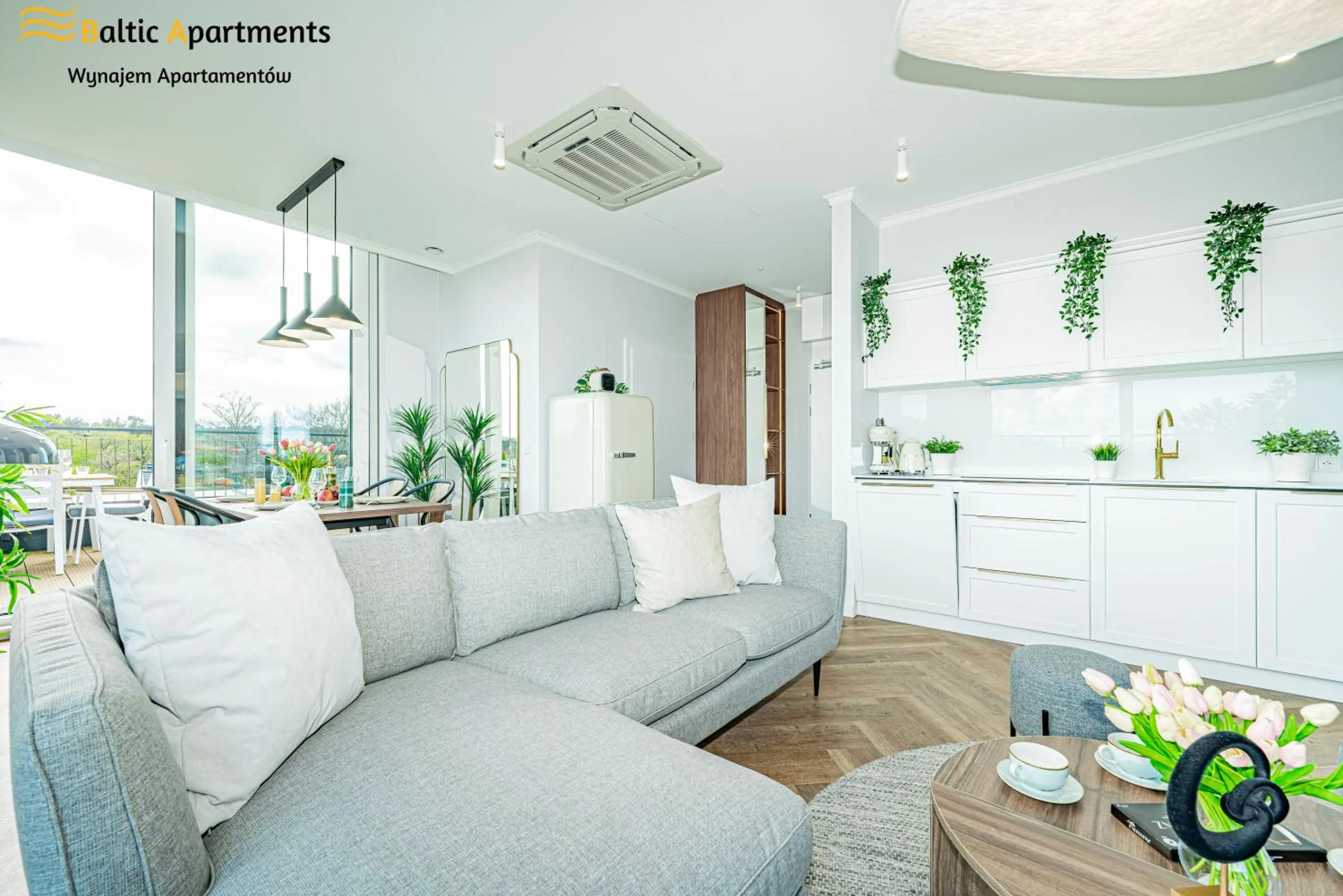 Balcony/Terrace in Seaside Garden Apartments & Wellness by Baltic Apartments