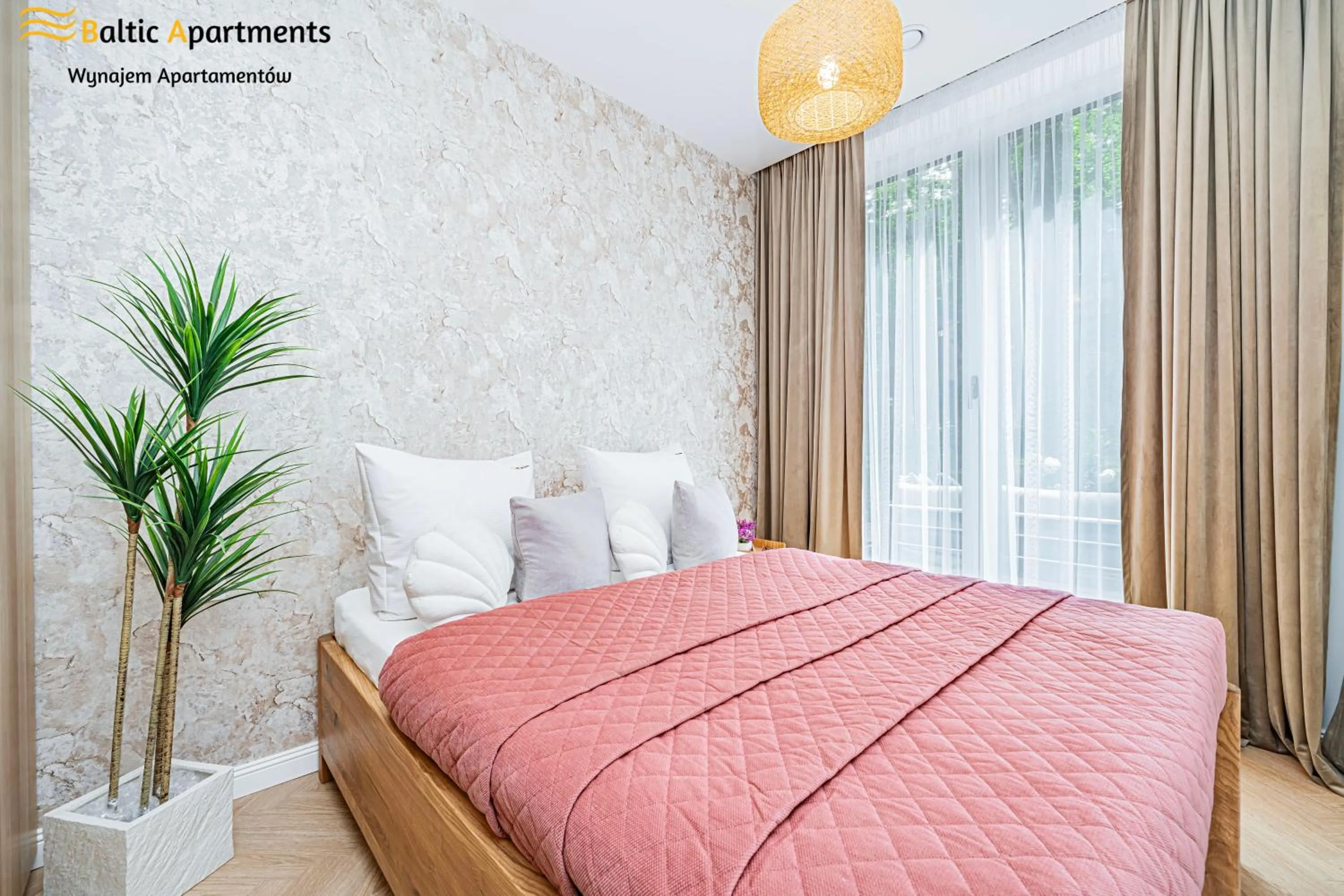Bed in Seaside Garden Apartments & Wellness by Baltic Apartments