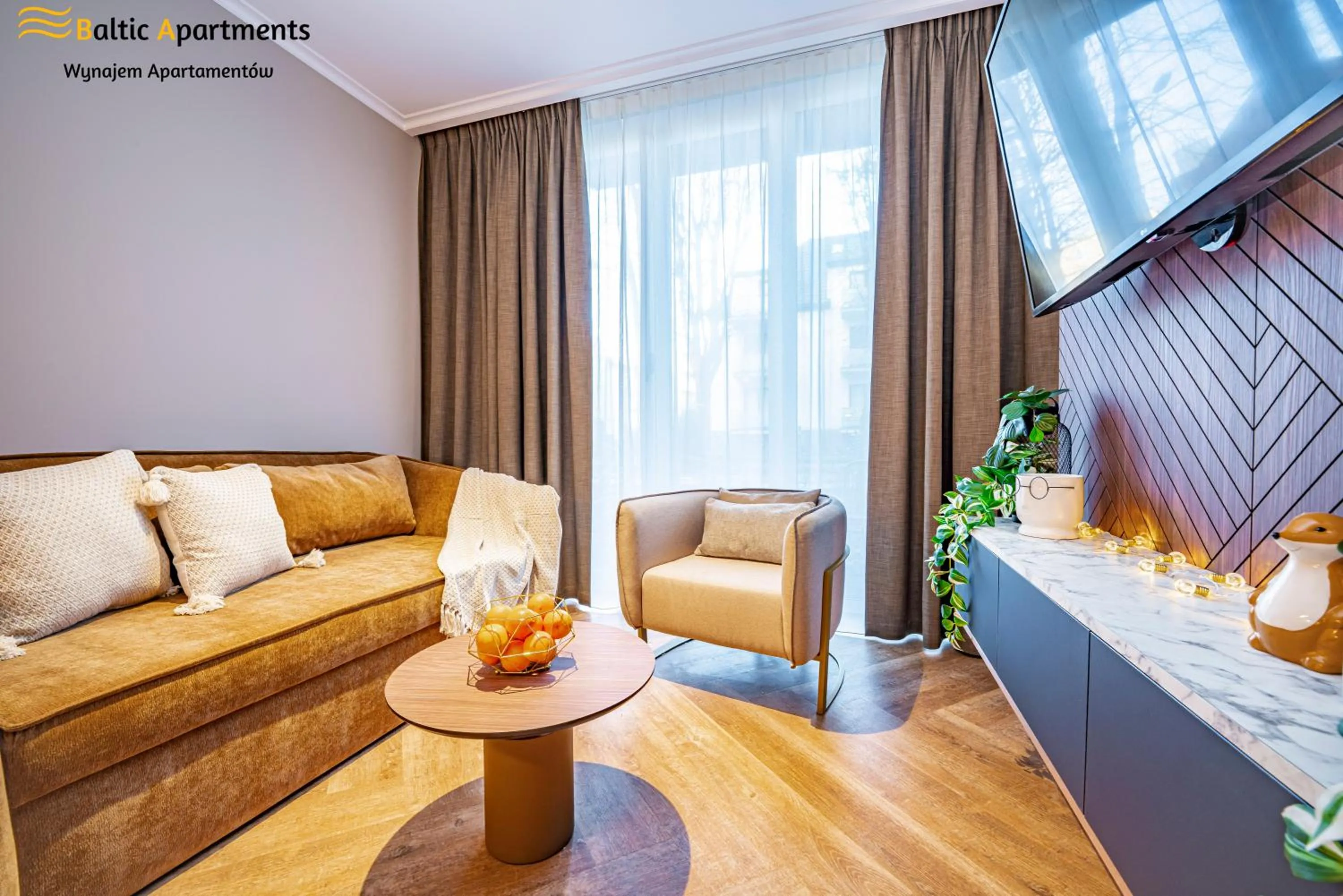 TV and multimedia in Seaside Garden Apartments & Wellness by Baltic Apartments