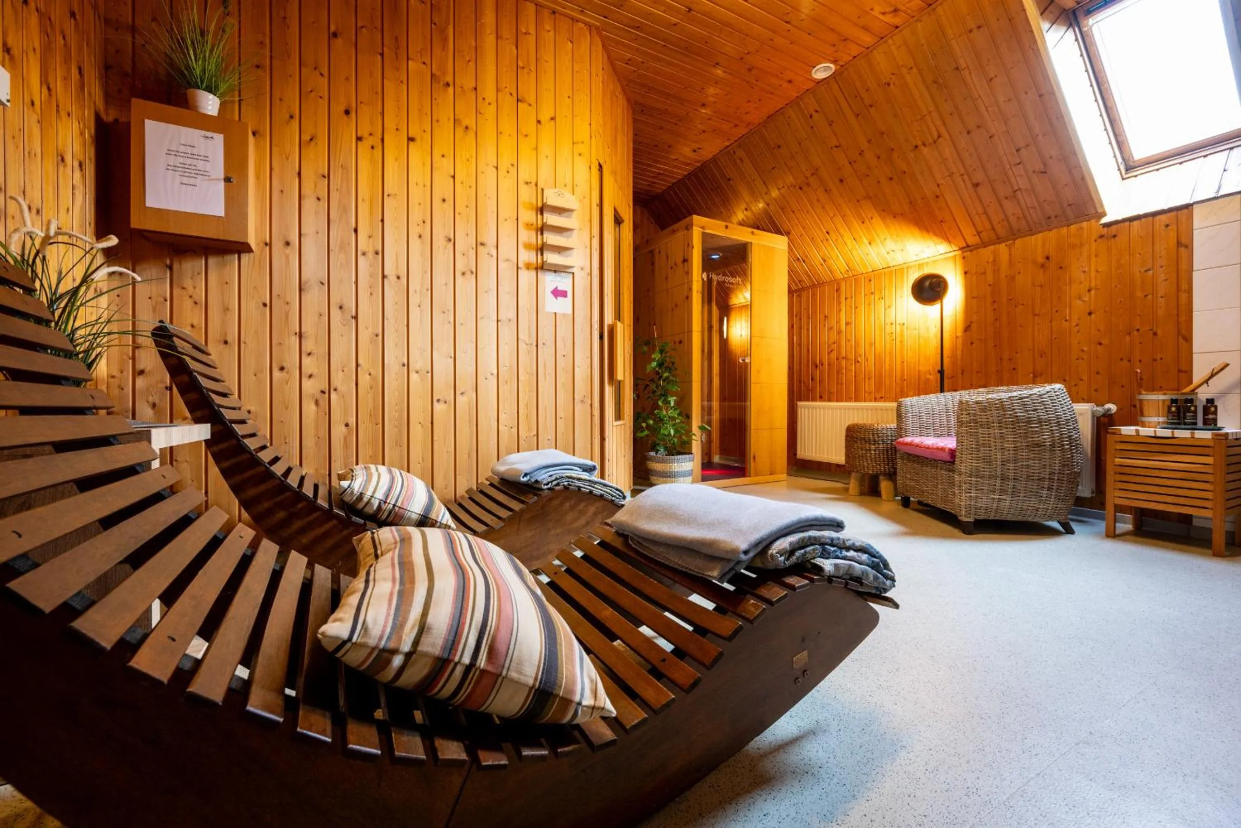 Sauna in Weinhotel Restaurant Klostermühle