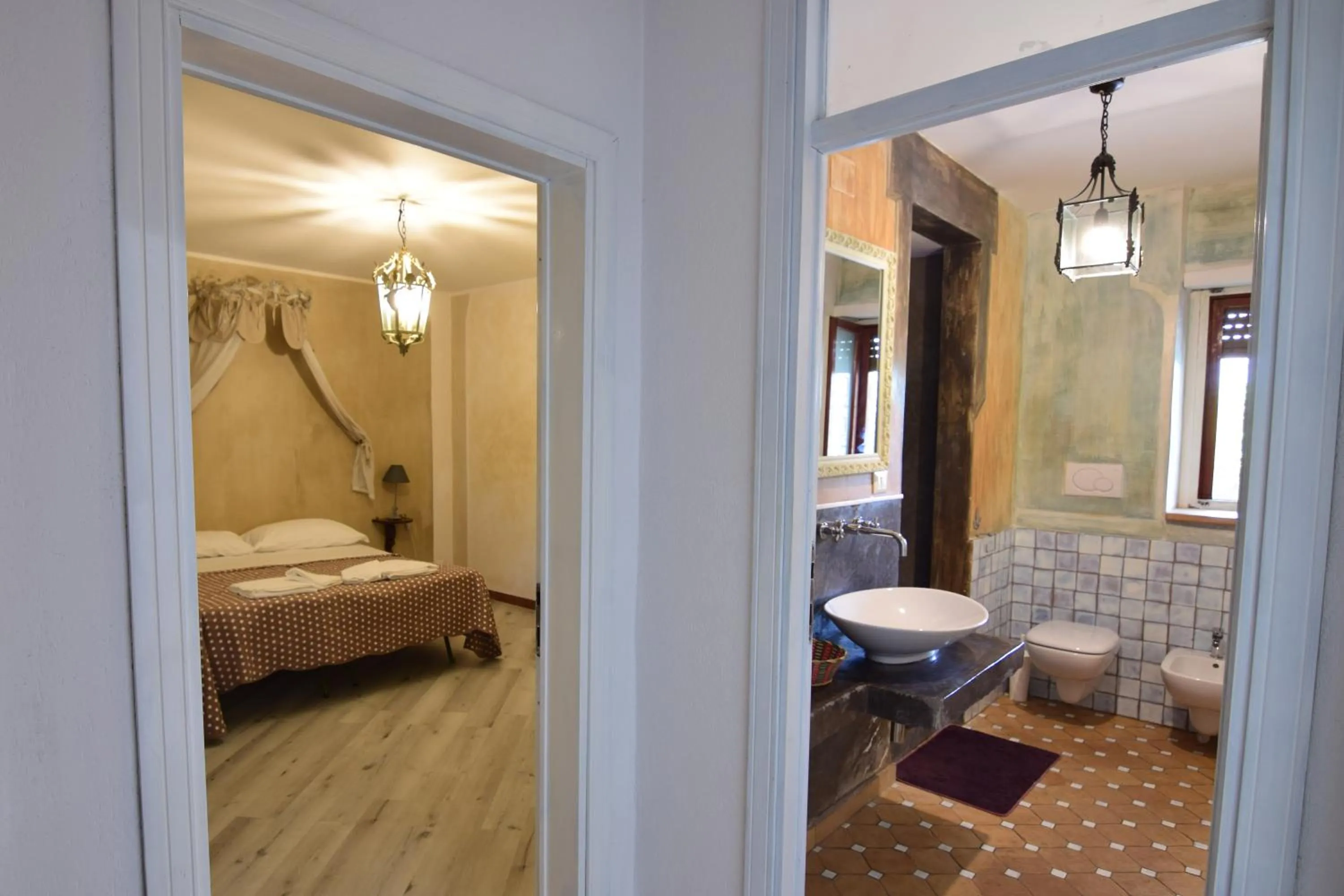 Bathroom in Un Ospite a Fontania