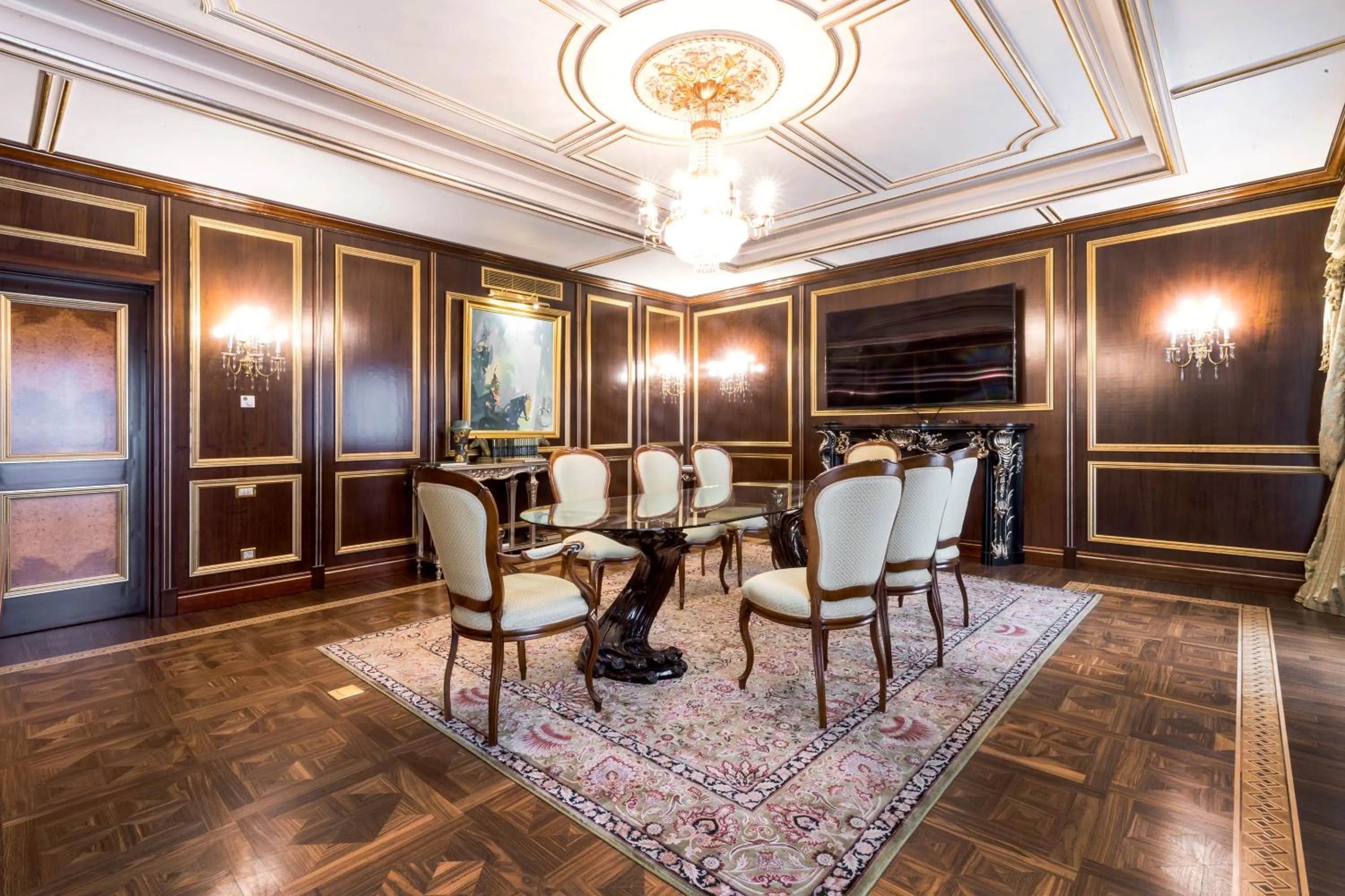 Seating area in Rixos Khadisha Shymkent