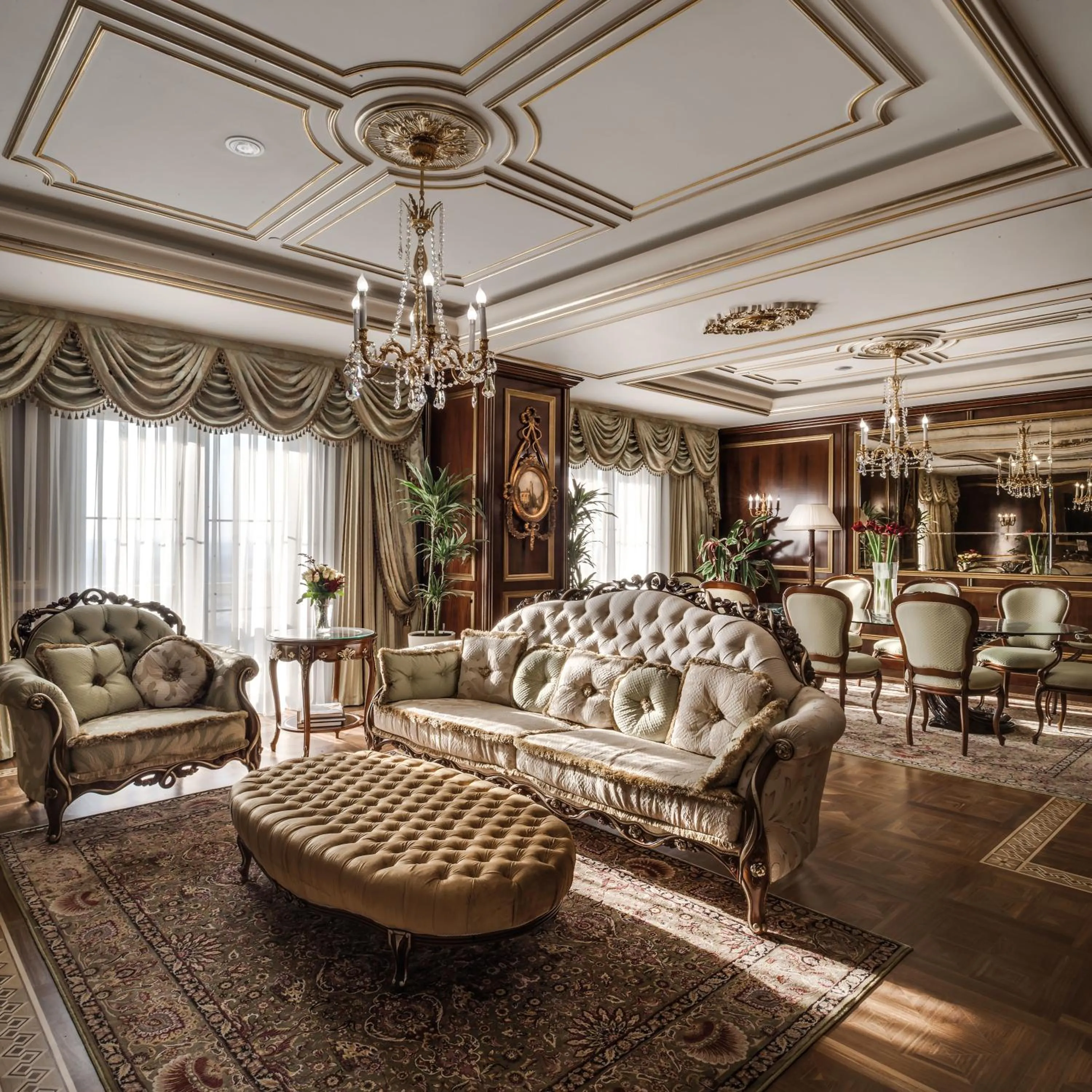 Living room in Rixos Khadisha Shymkent