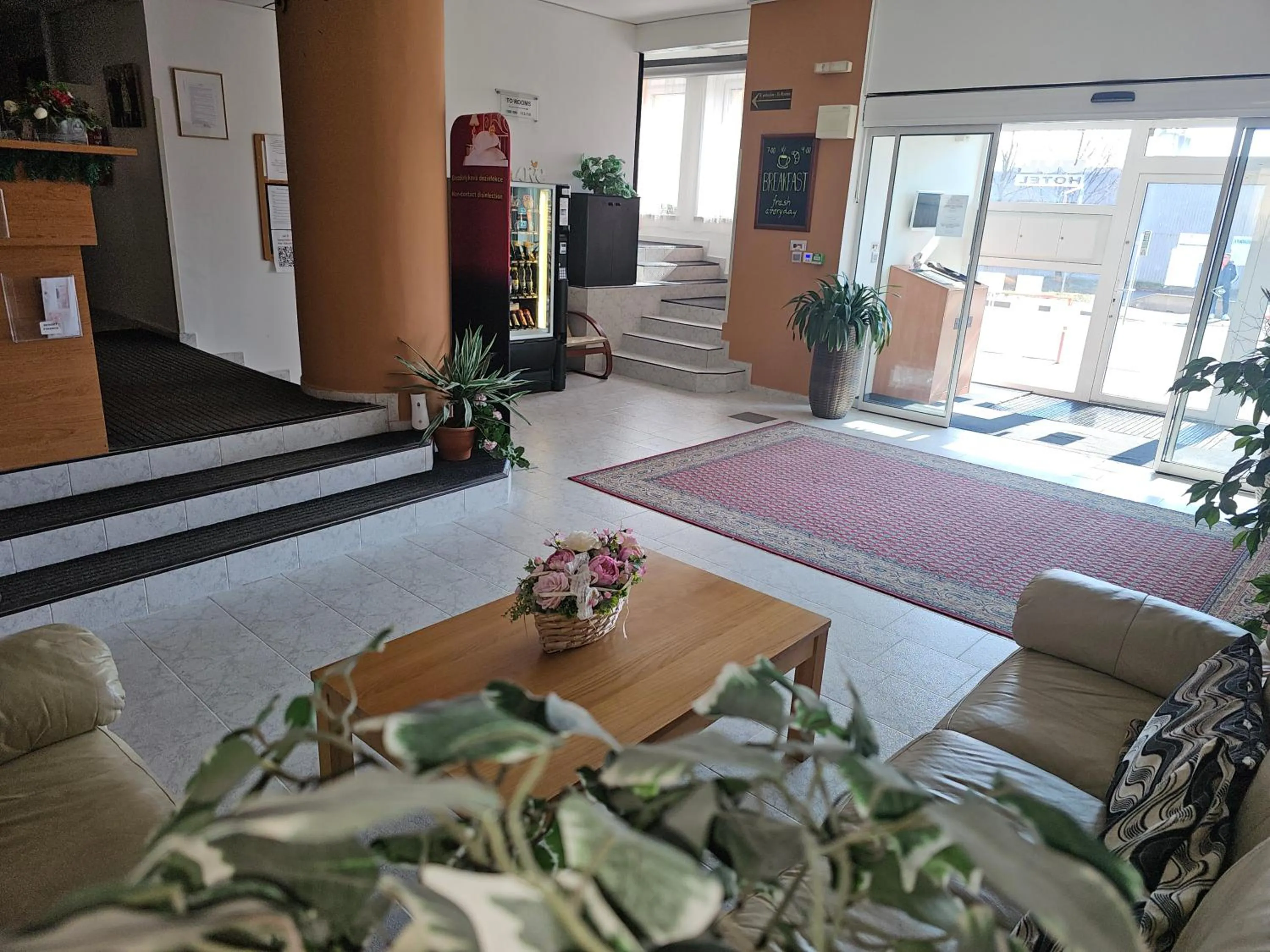 Lobby or reception in Hotel Gól Prostějov