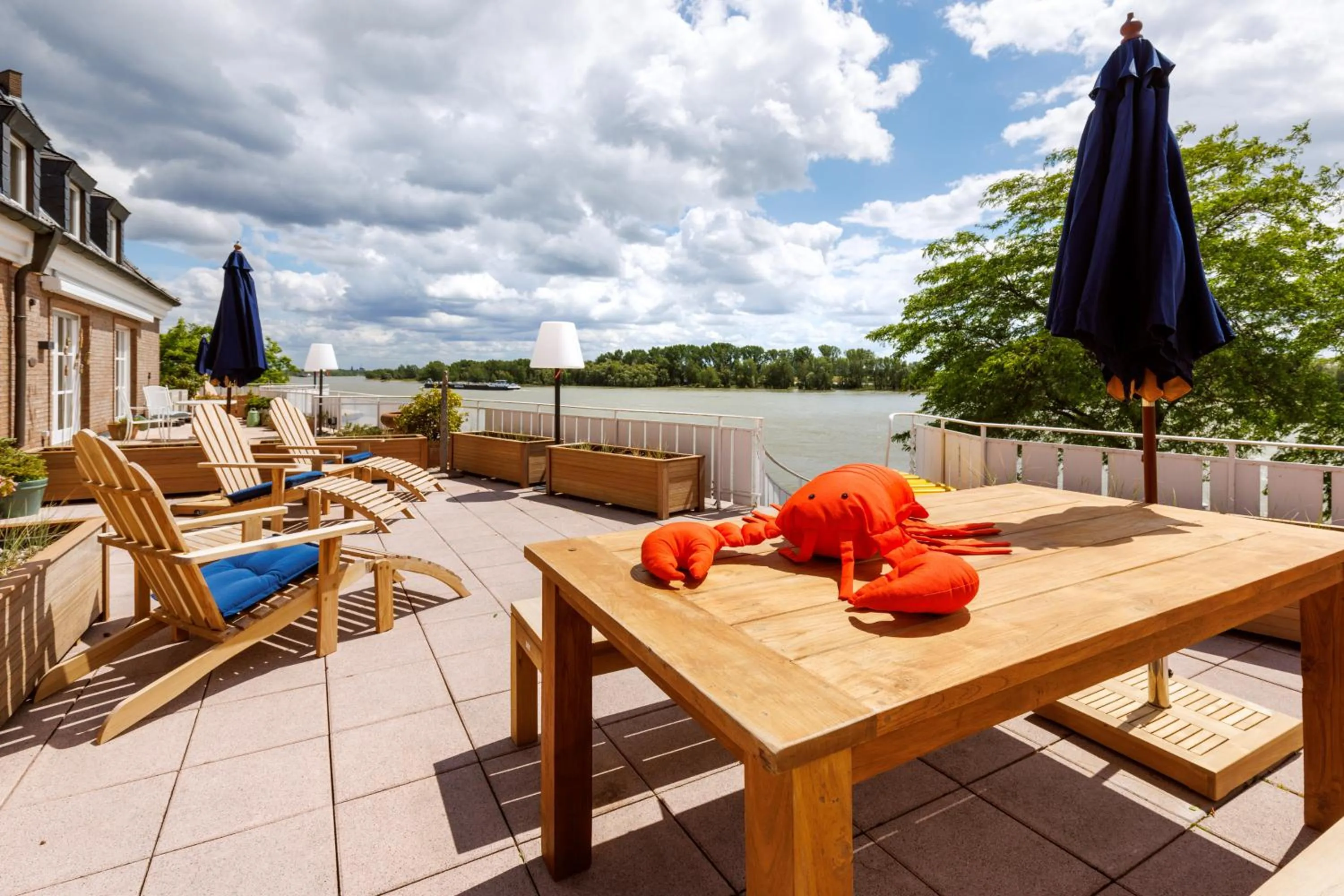 Balcony/Terrace in Logierhaus RheintorEins