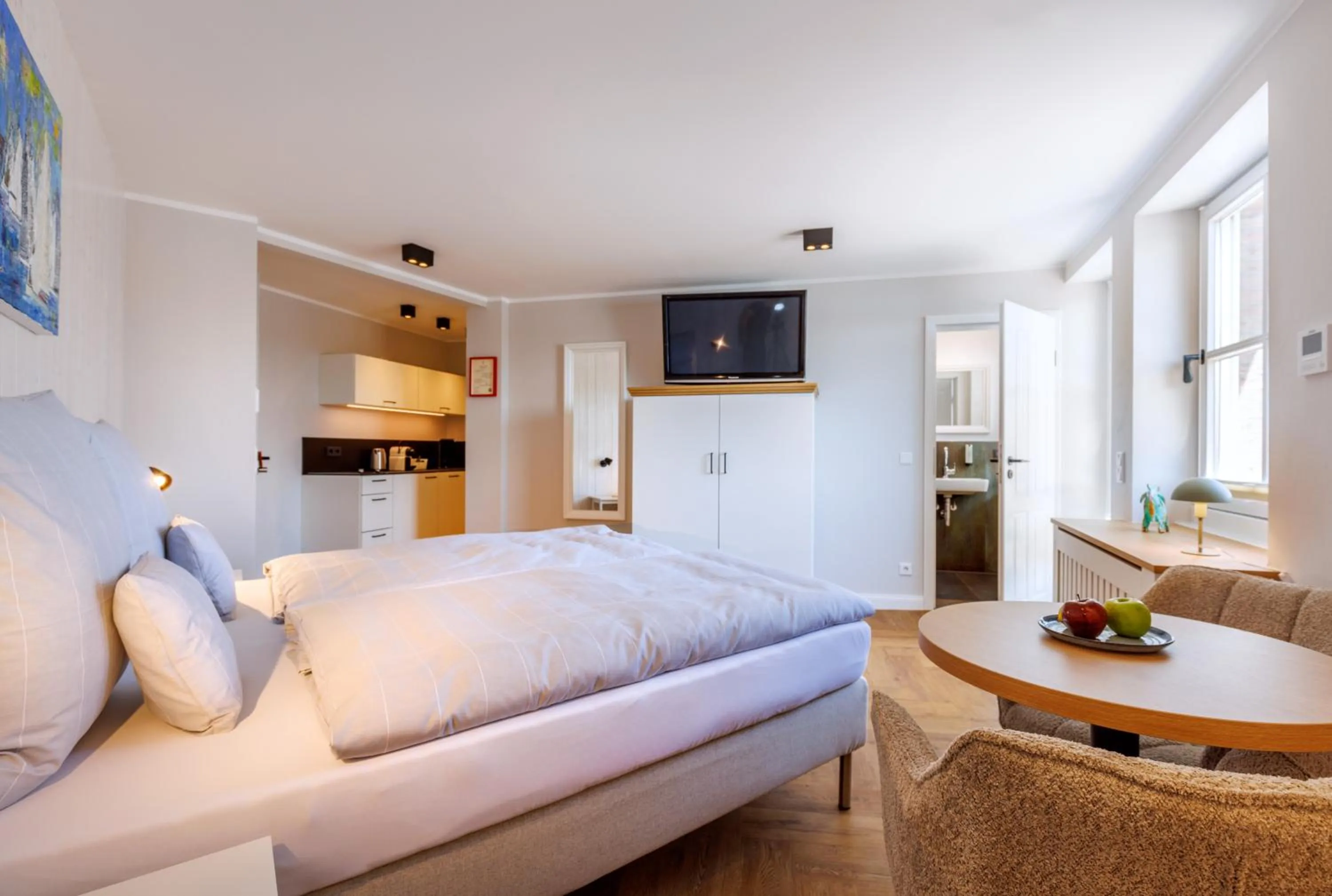 Bed in Logierhaus RheintorEins