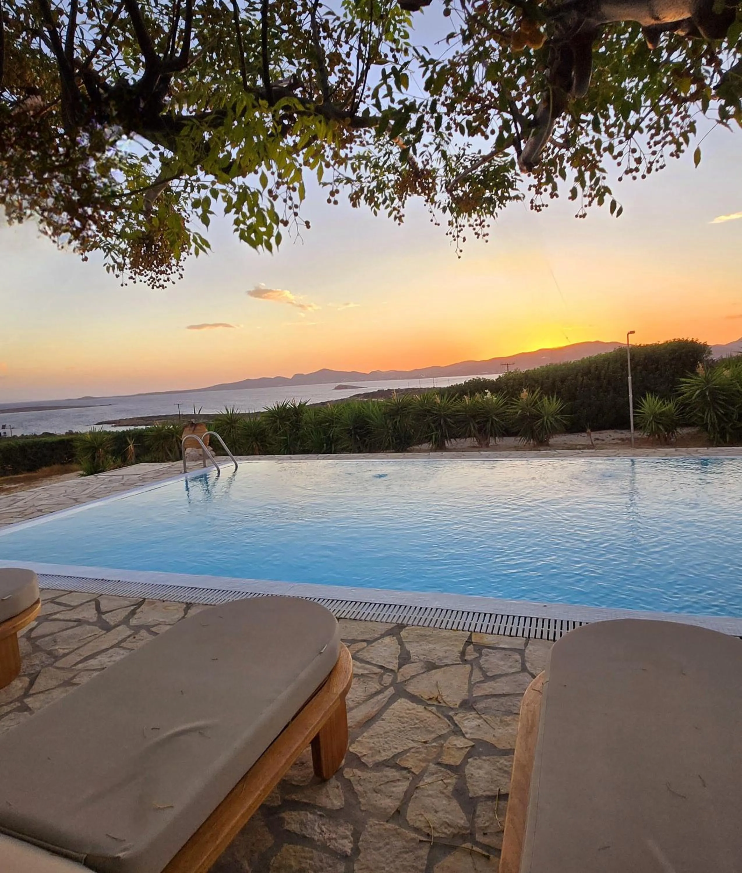Swimming pool in Paros Afrodite Luxury Villas