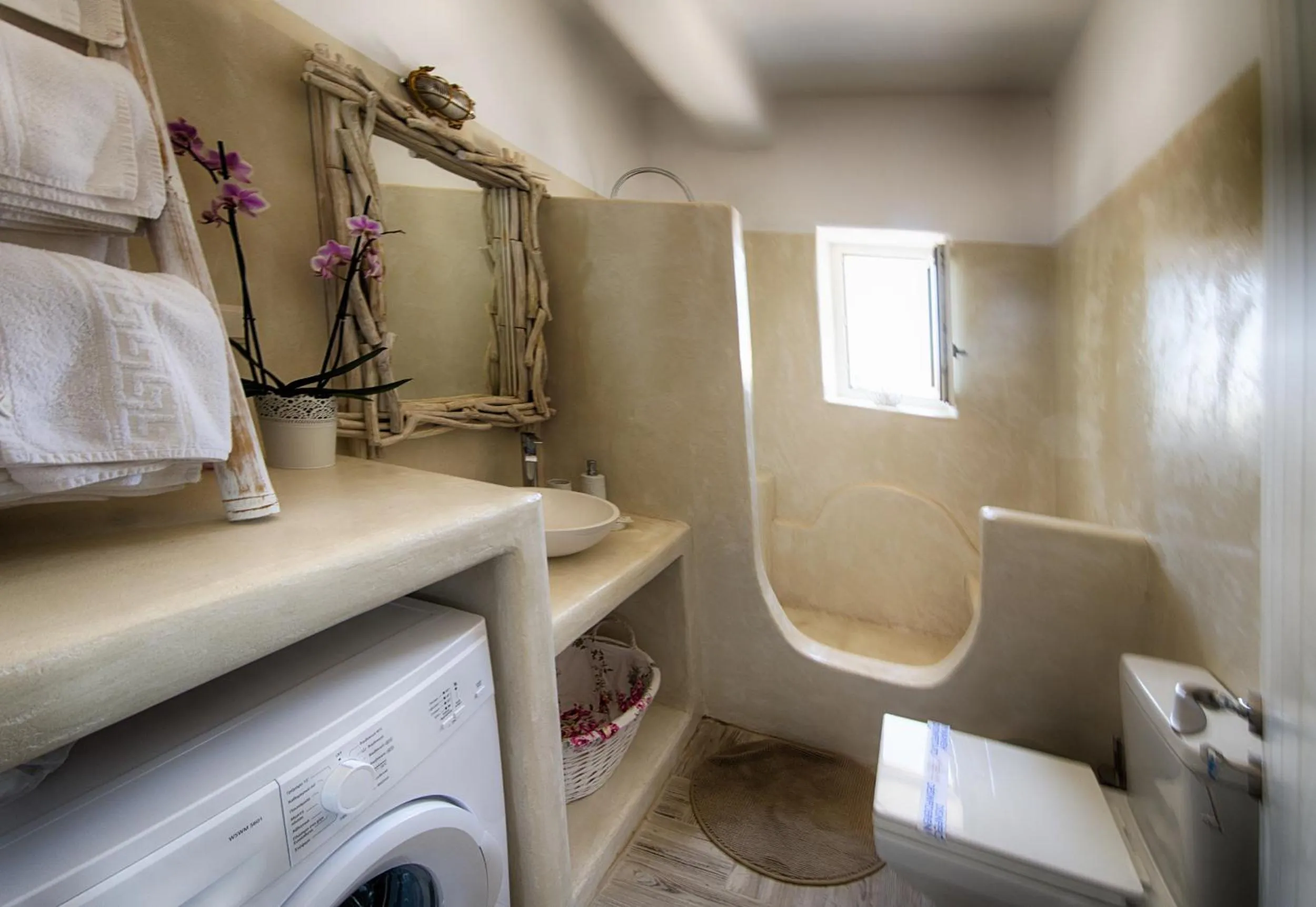 Bathroom in Paros Afrodite Luxury Villas