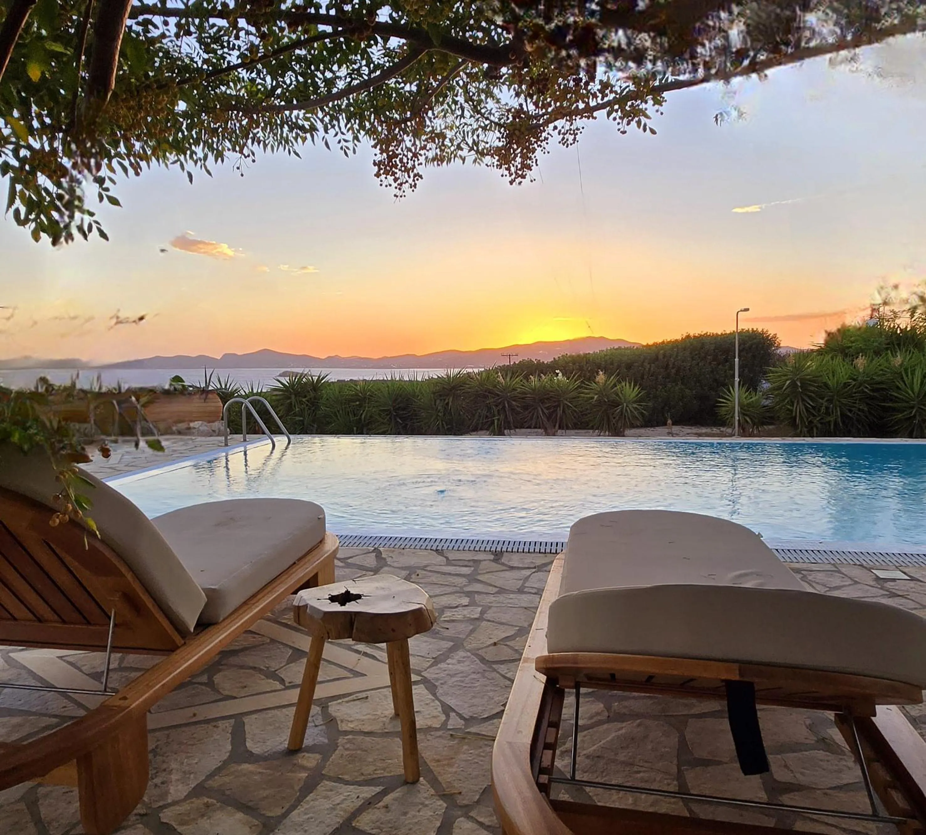 Swimming pool in Paros Afrodite Luxury Villas