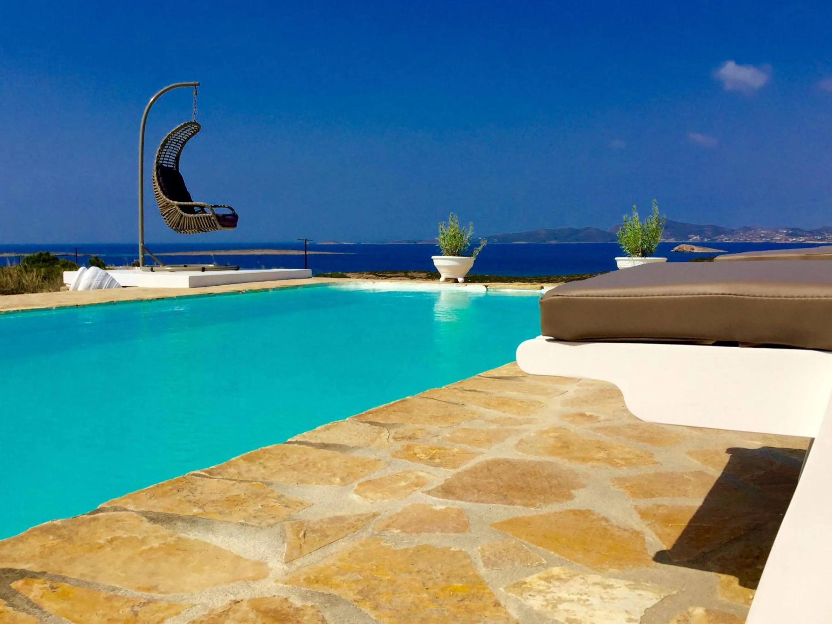 Patio in Paros Afrodite Luxury Villas