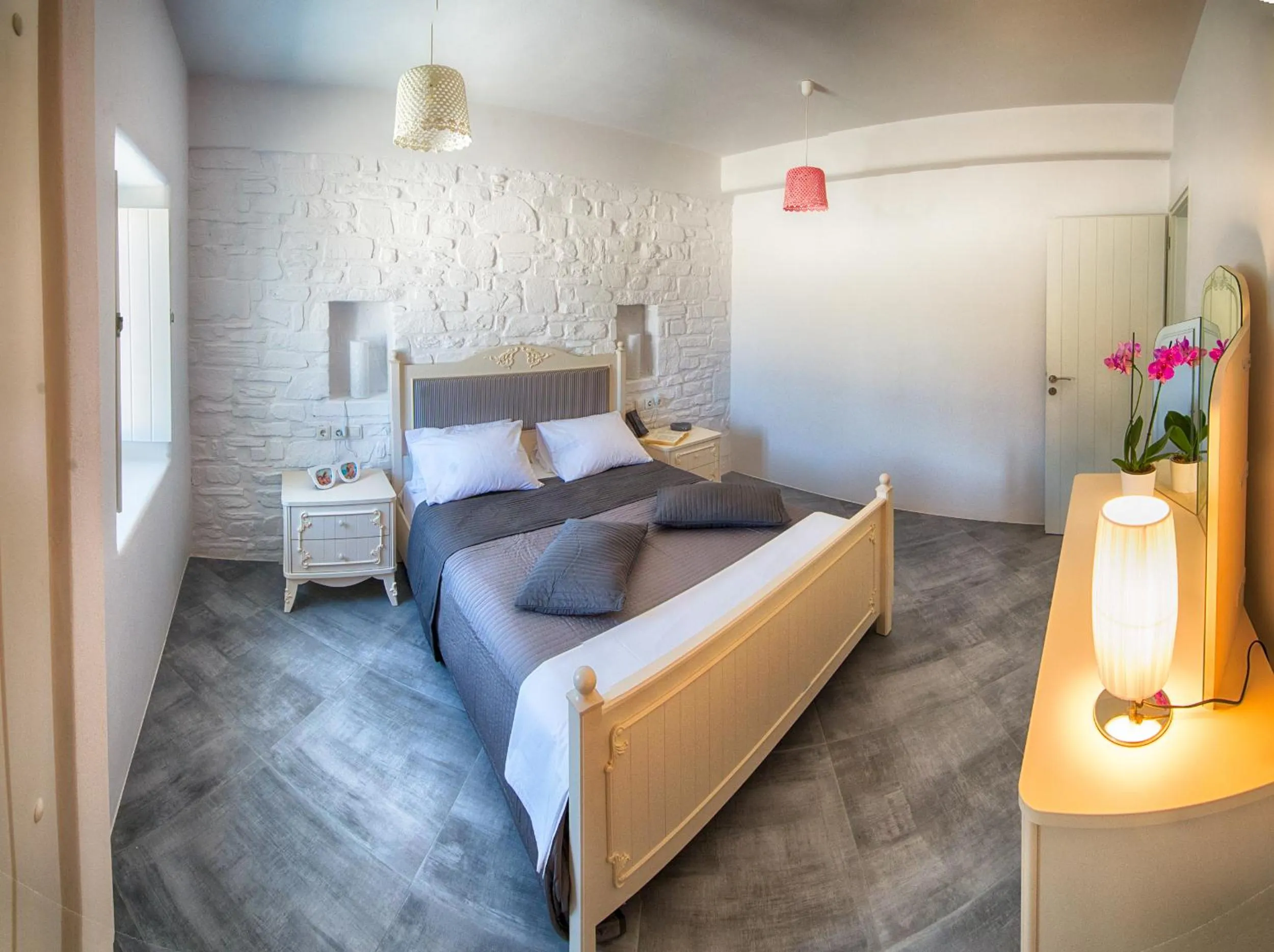 Bedroom, Bed in Paros Afrodite Luxury Villas