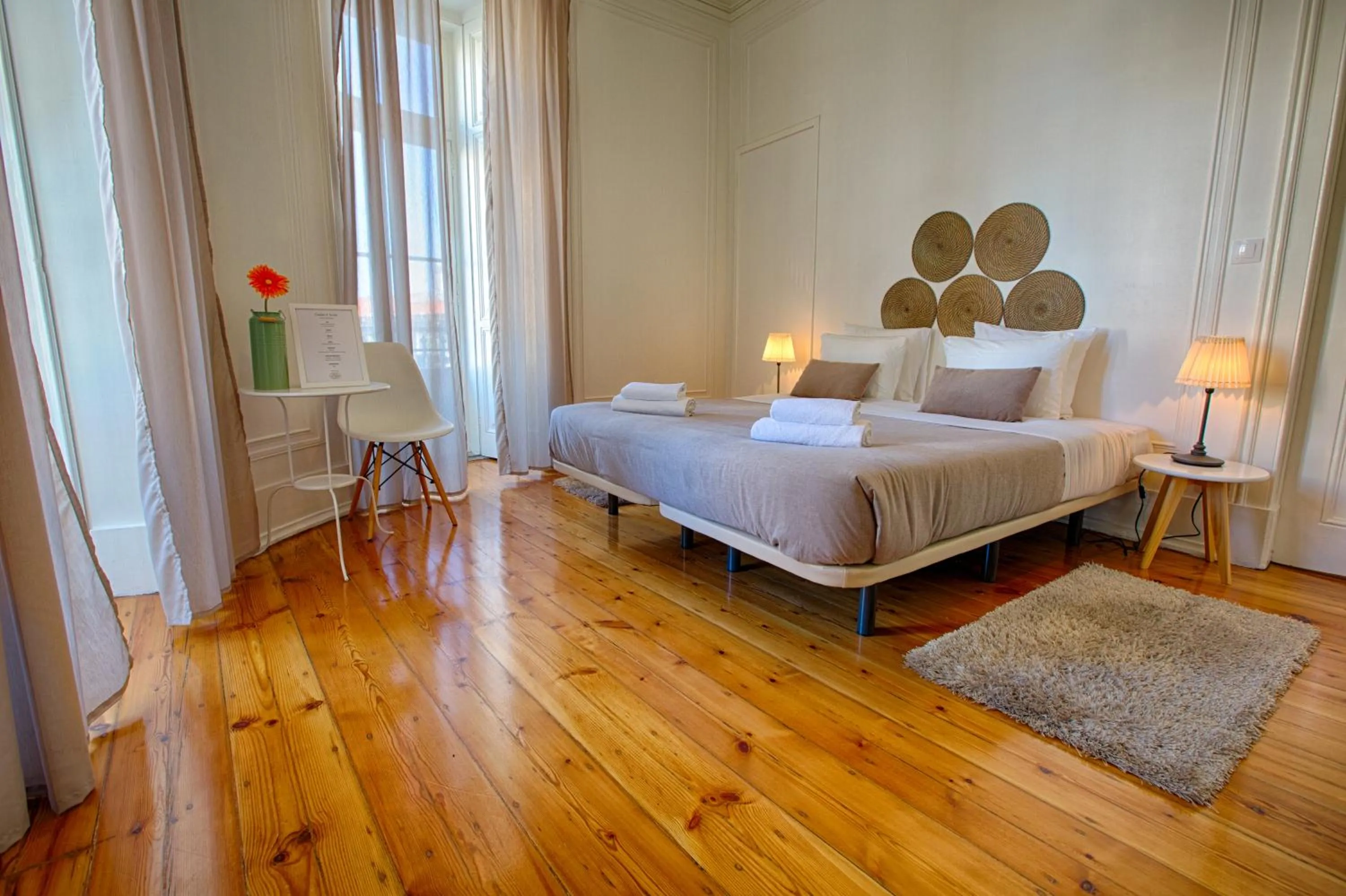 Bed in Chalet D´Ávila Guest House