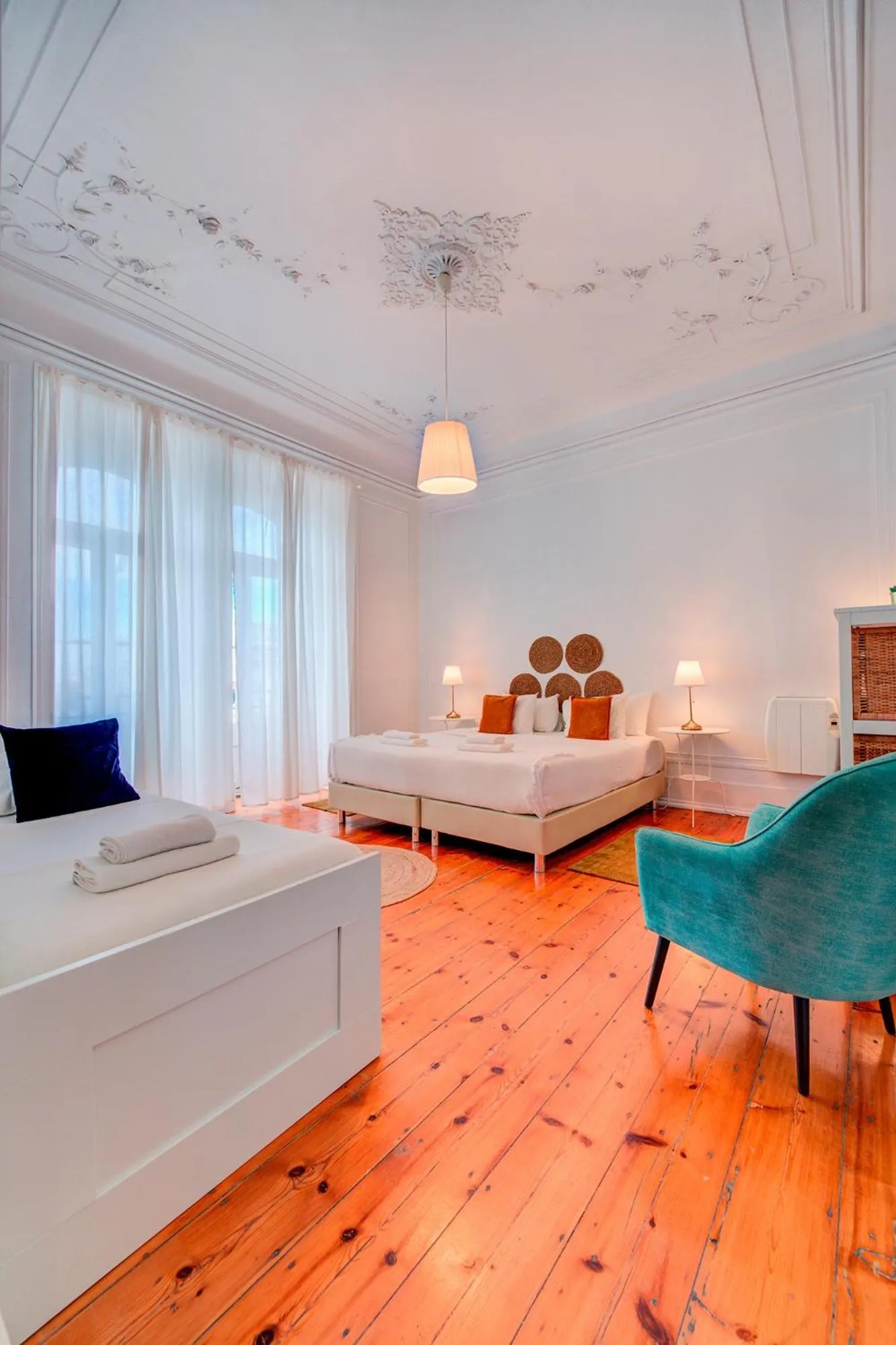 Bed in Chalet D´Ávila Guest House