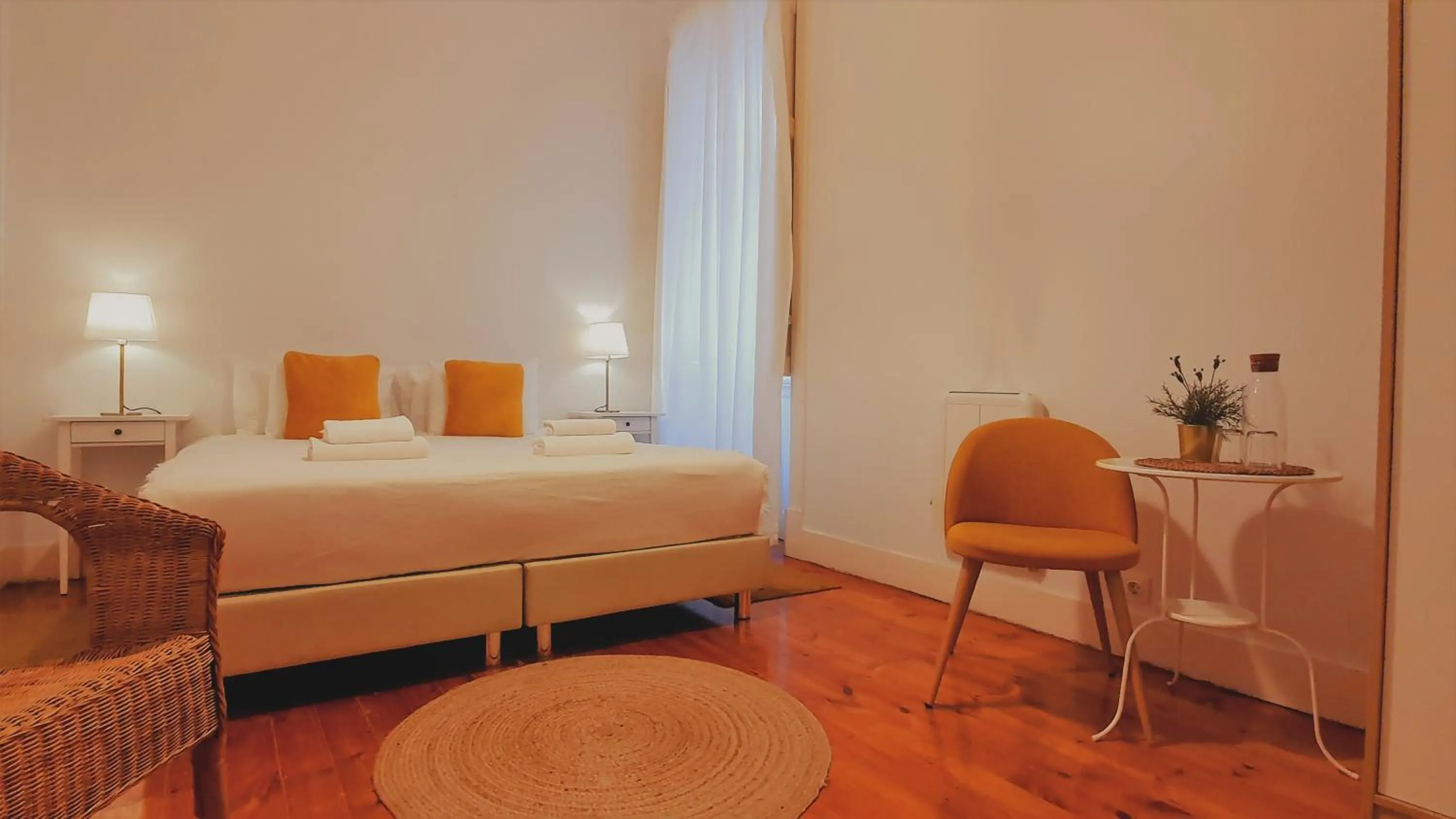 Bed in Chalet D´Ávila Guest House