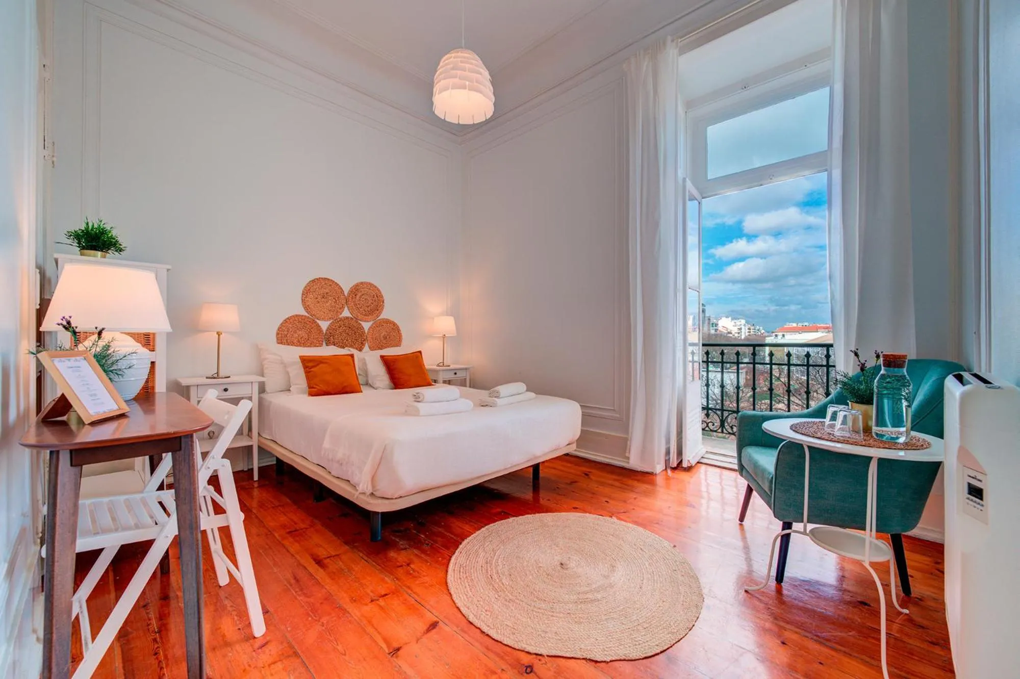 Bed in Chalet D´Ávila Guest House