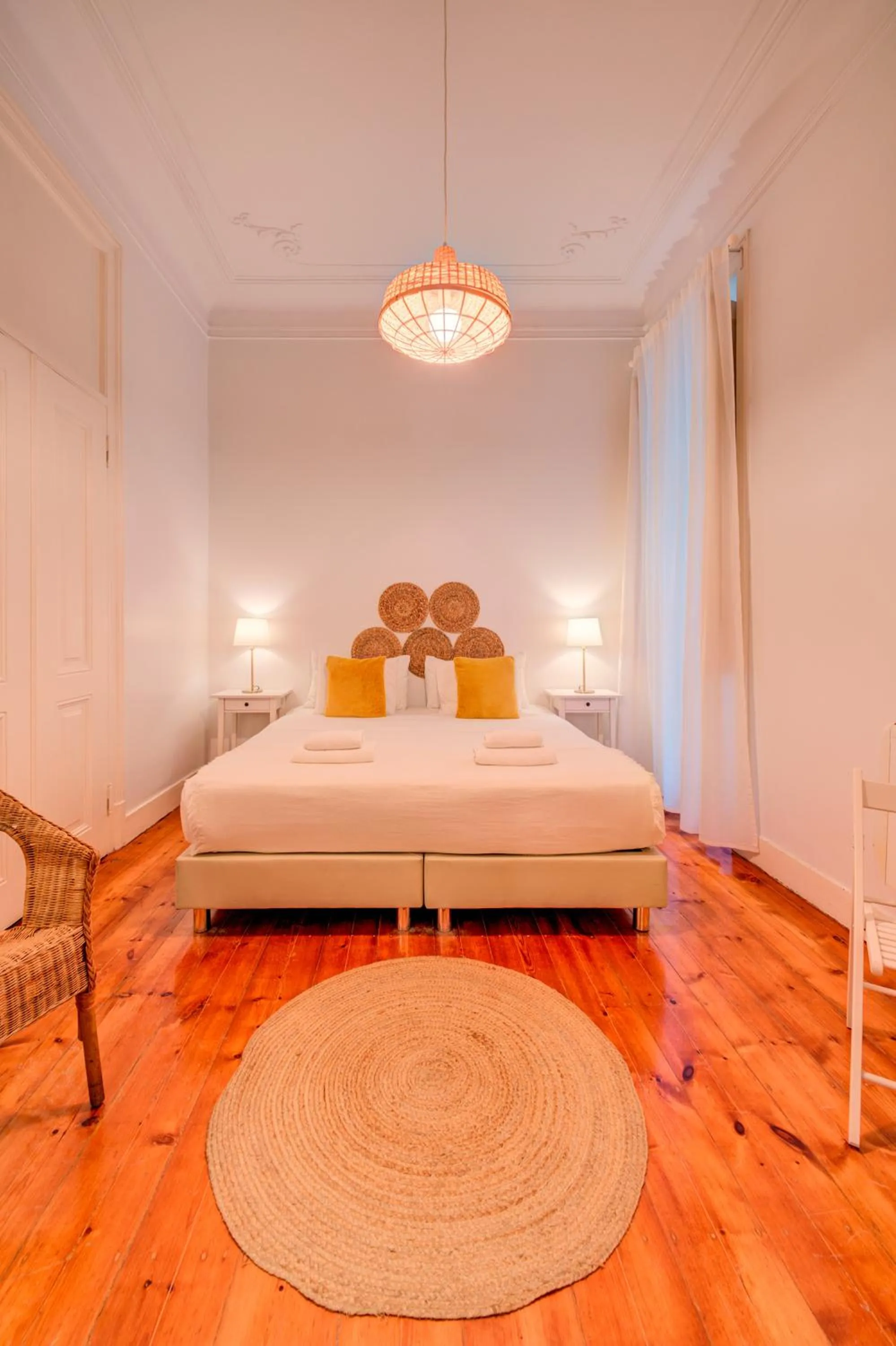 Bed in Chalet D´Ávila Guest House