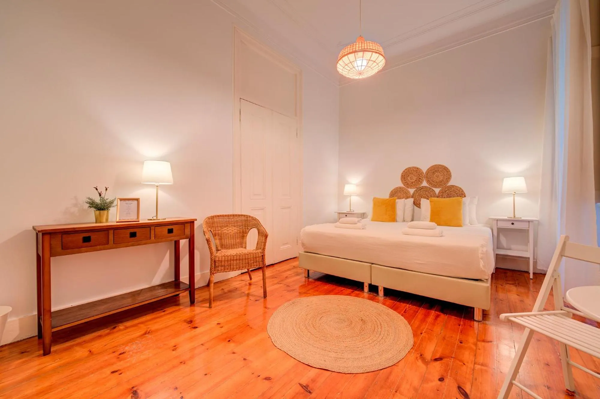 Bed in Chalet D´Ávila Guest House