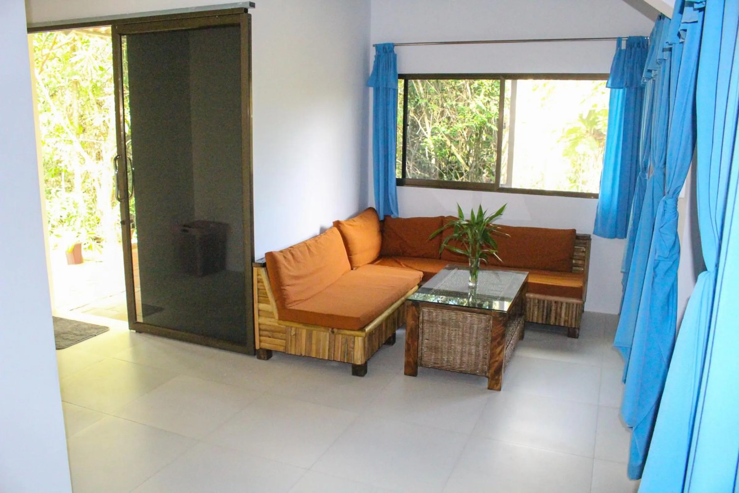 Seating area in Rainbow Lodge