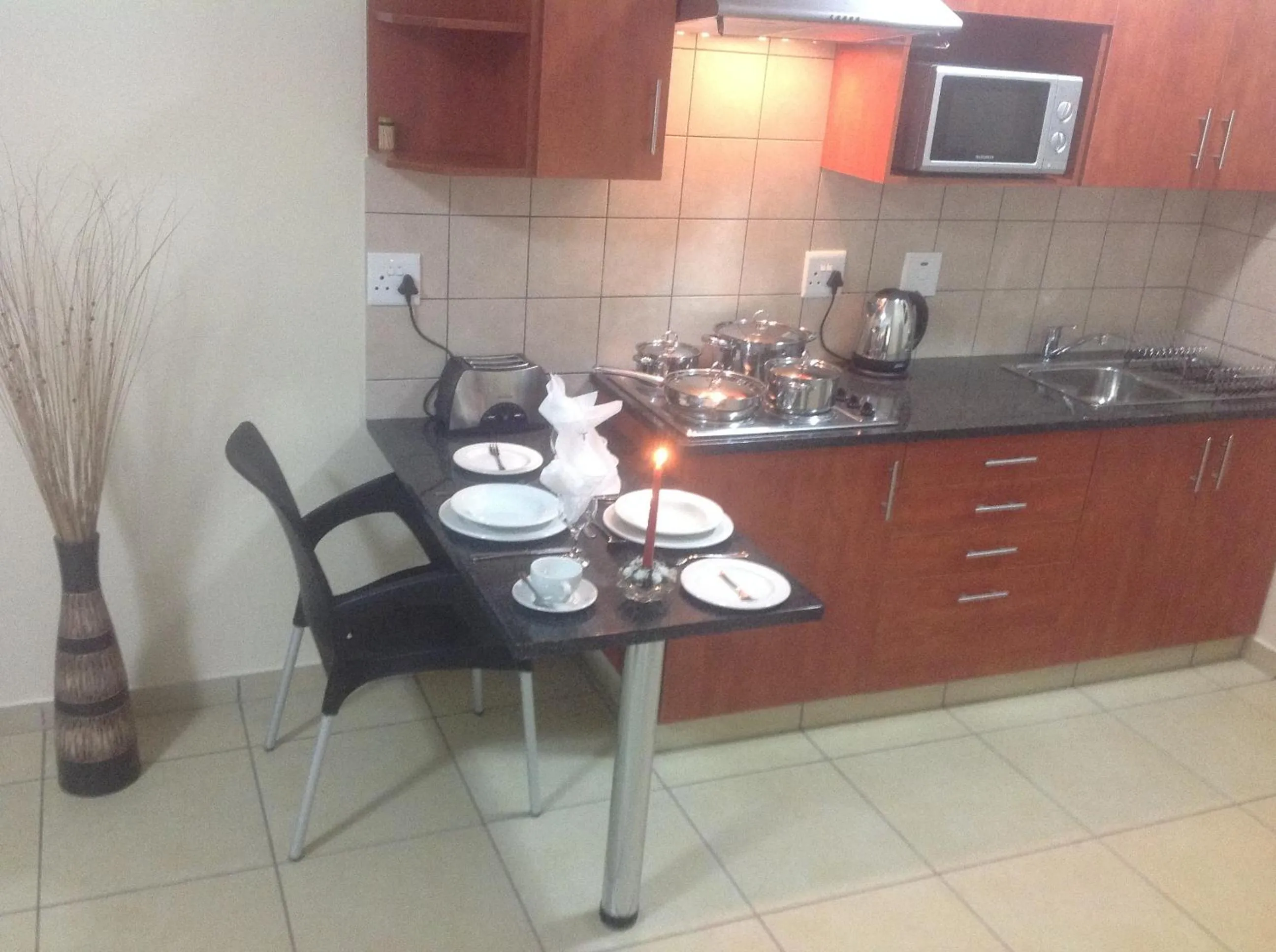 Kitchen or kitchenette in Anka Lodge