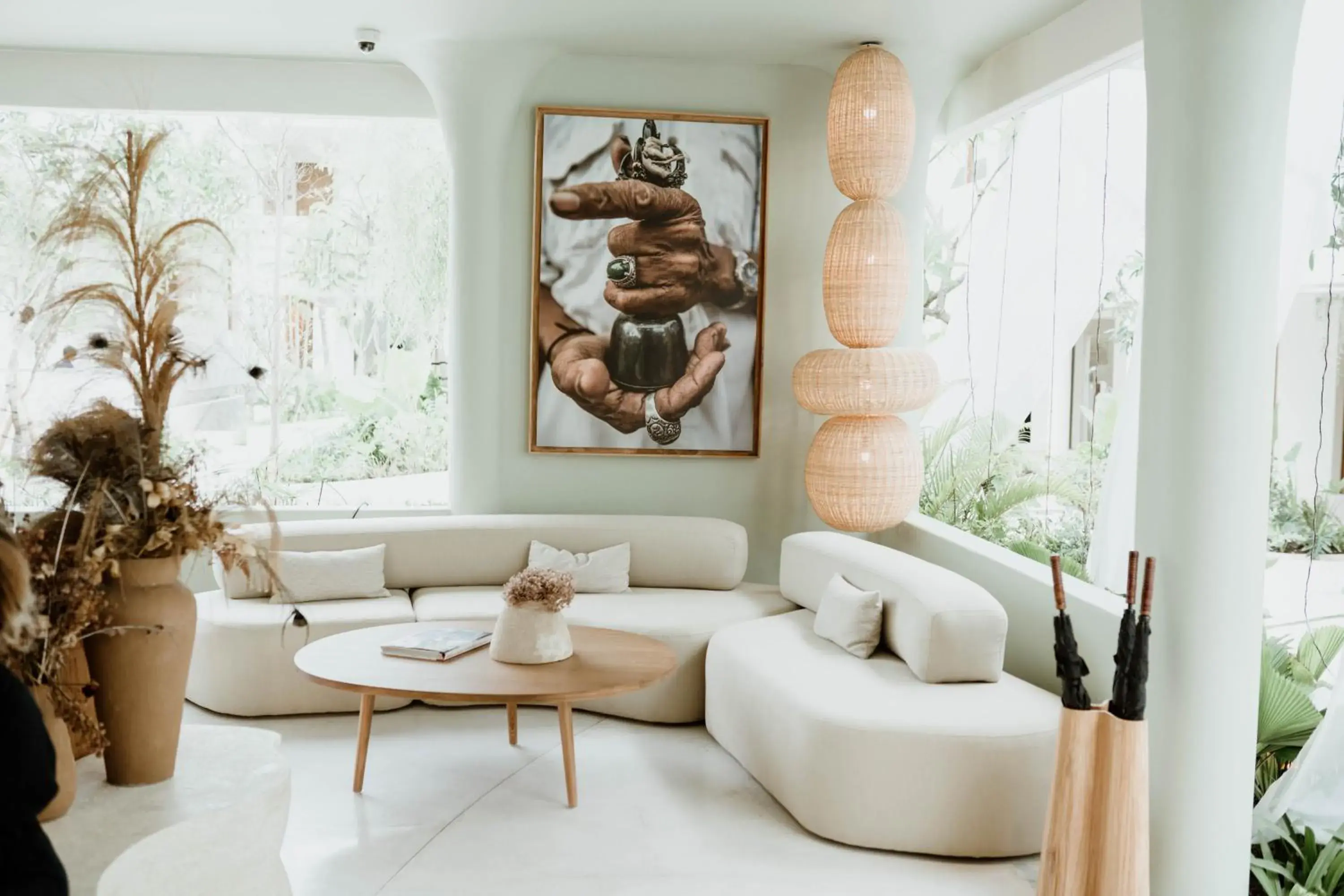 Lobby or reception in Oshom Bali at Nuanu Creative City Lobby or reception in Oshom Bali at Nuanu Creative City