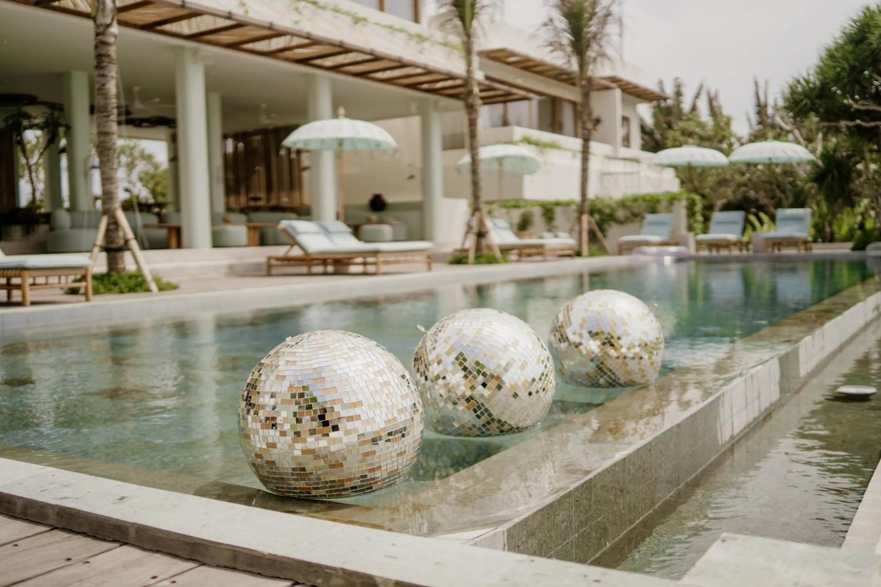 Swimming pool in Oshom Bali at Nuanu Creative City