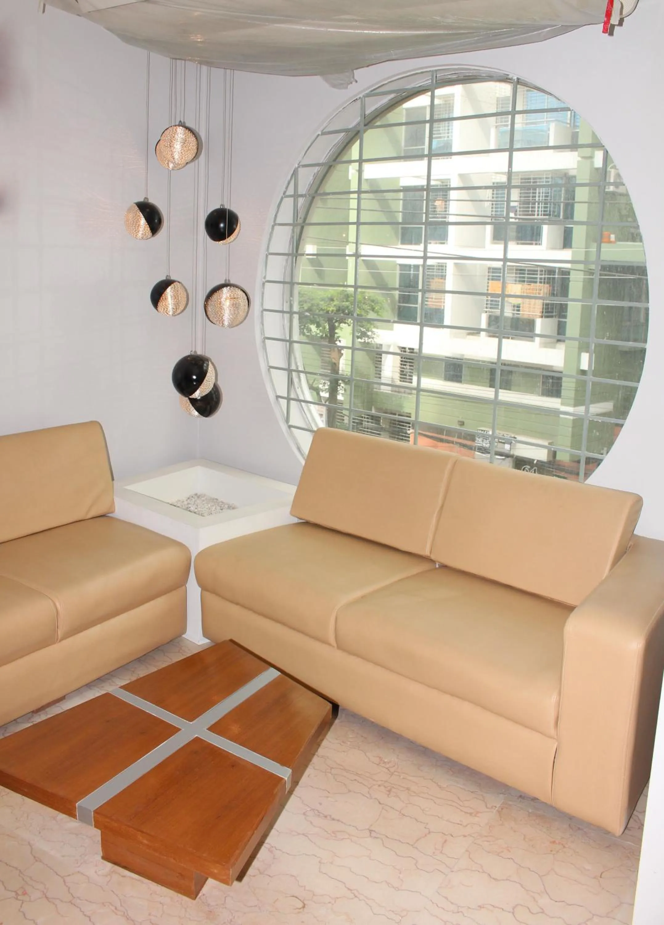 Living room in NAAS Serviced Apartments