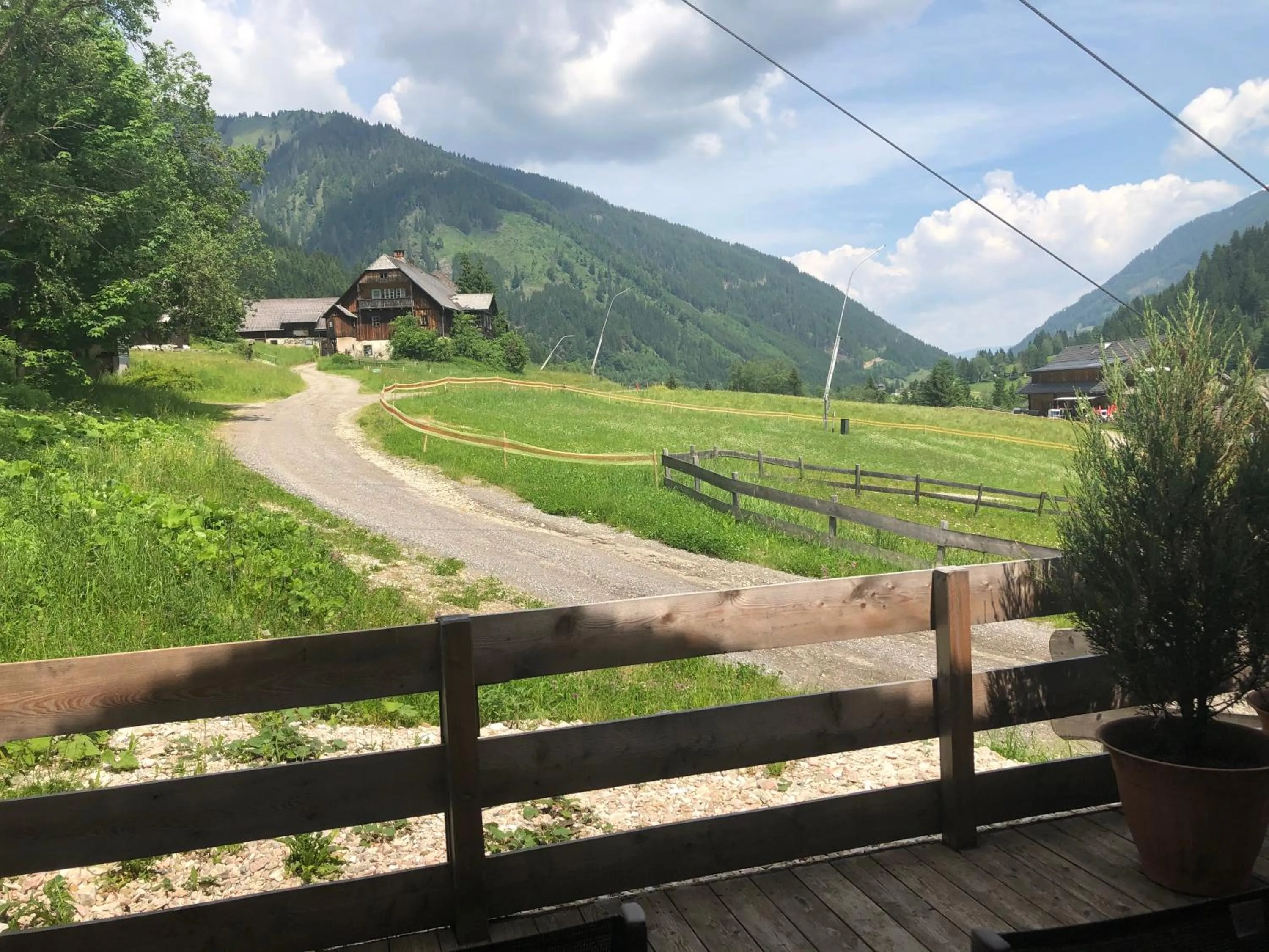 Balcony/Terrace in Bergdorf Riesner