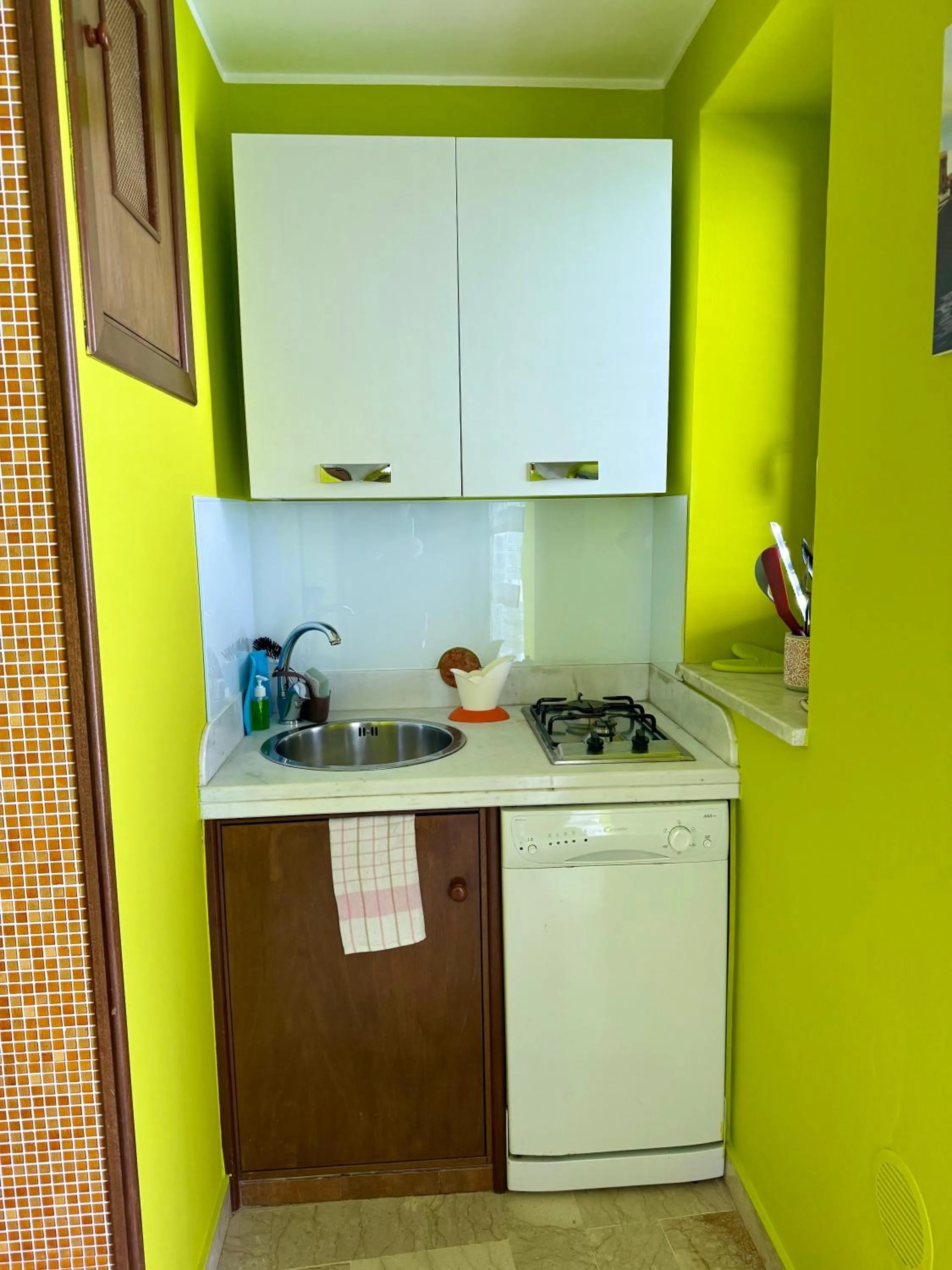 Kitchen or kitchenette in MiraMare Residence Cefalú