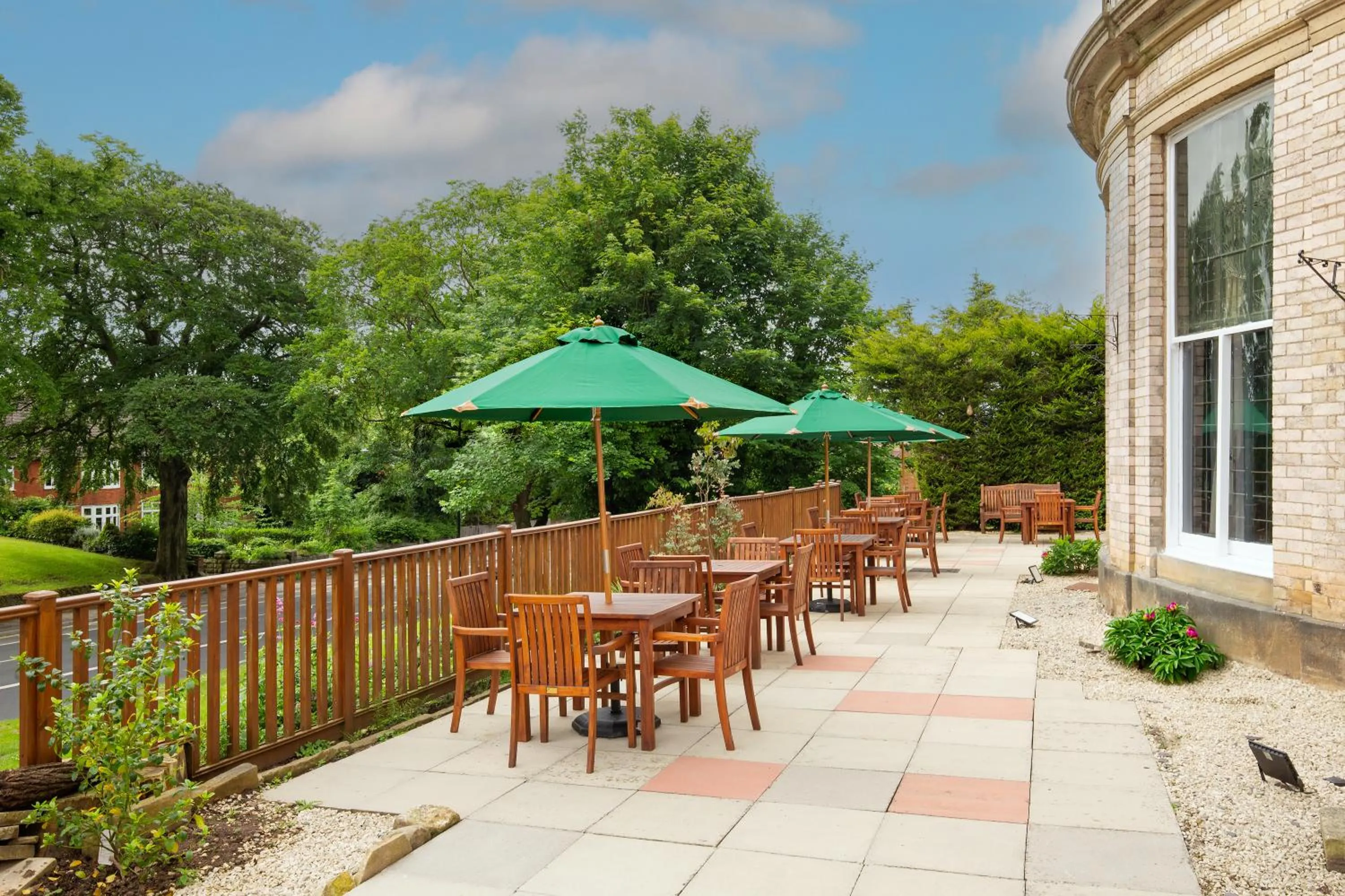 Garden in Elmbank York, Tapestry Collection by Hilton