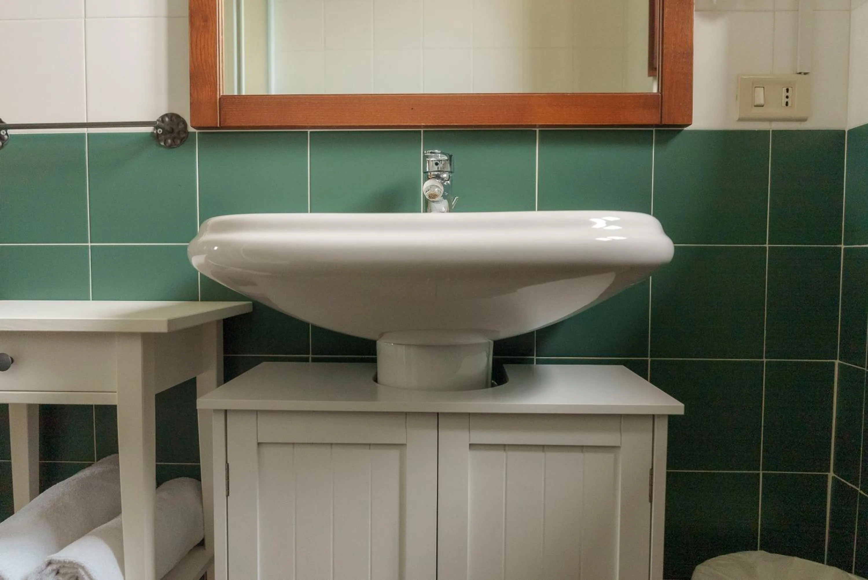 Bathroom in Relais di campagna la polledrara