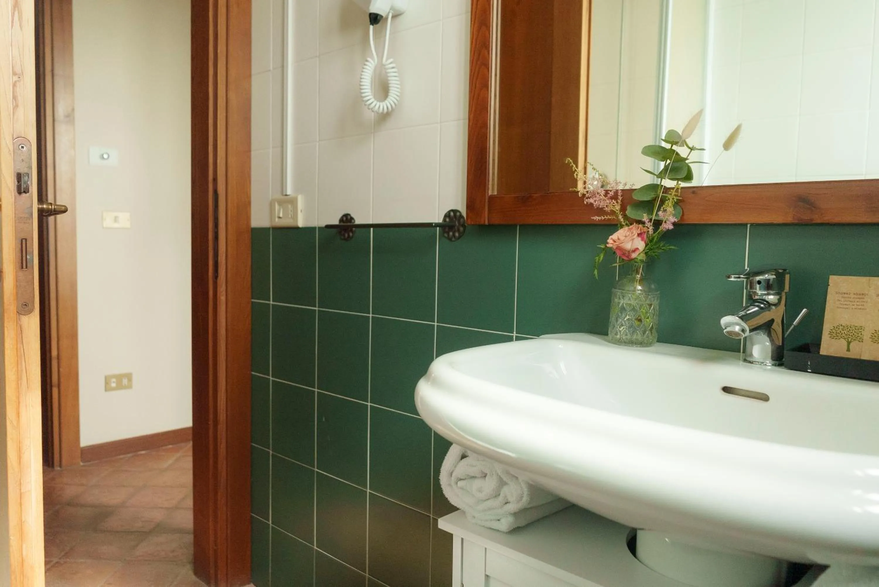 Bathroom in Relais di campagna la polledrara