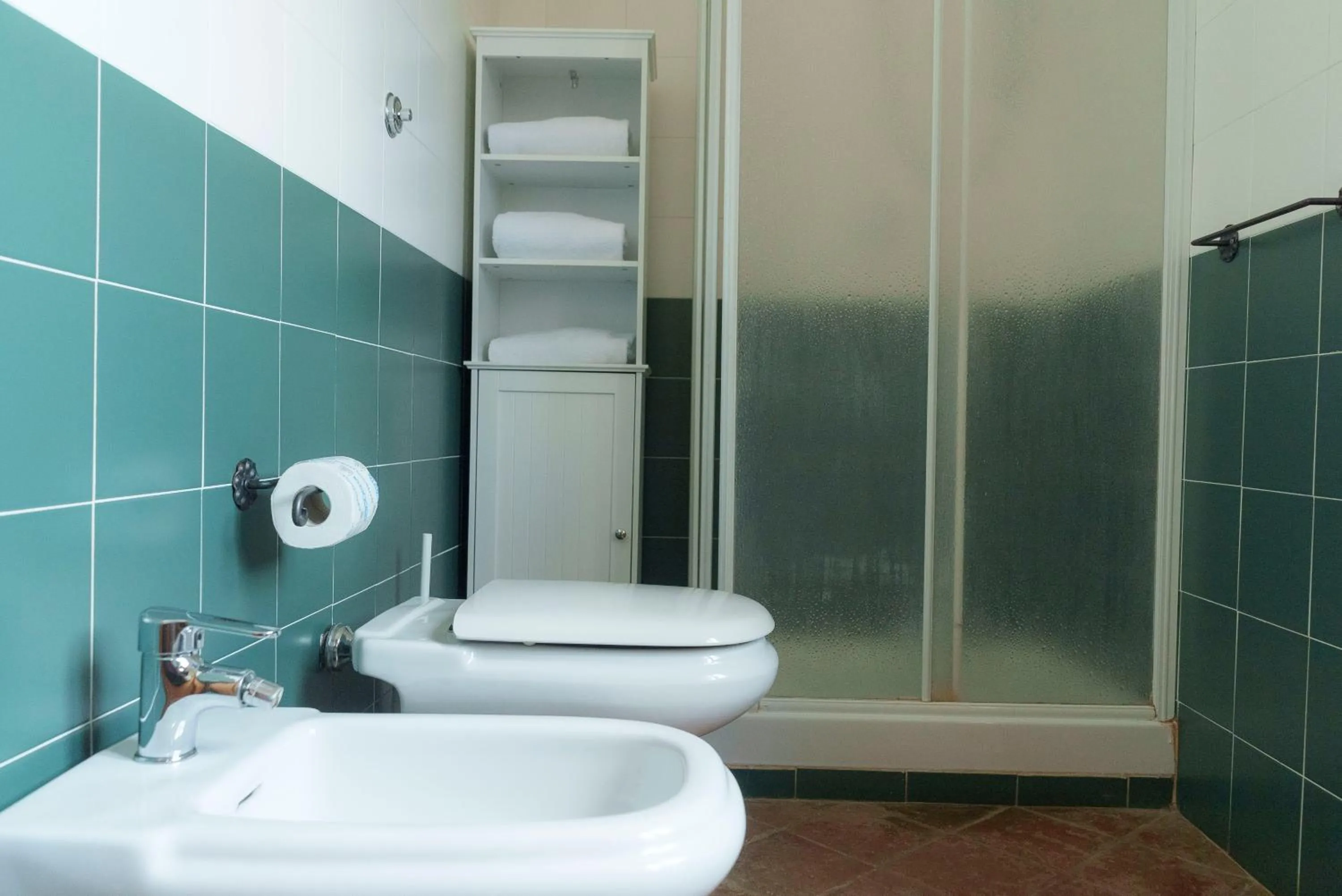 Bathroom in Relais di campagna la polledrara