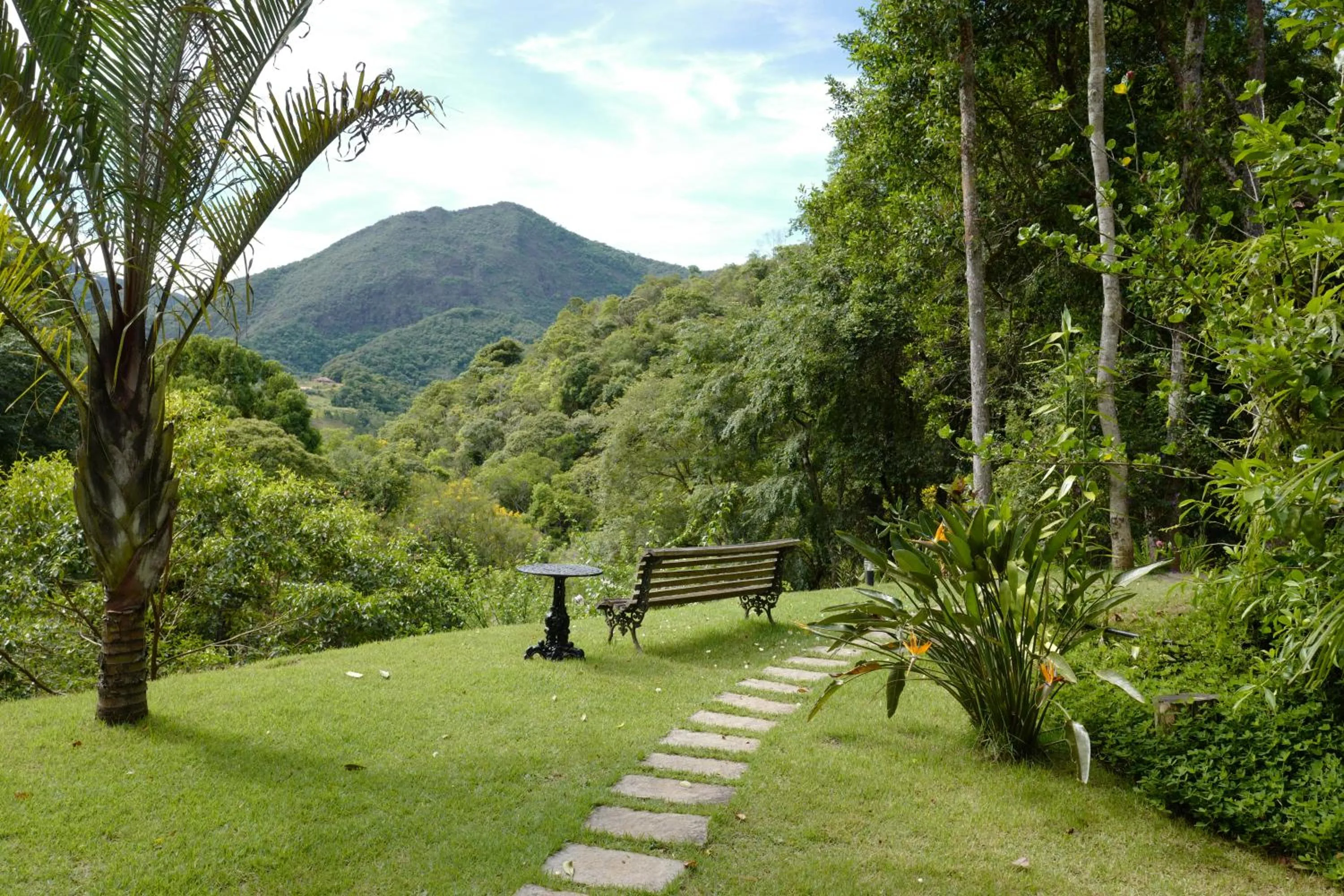 Garden in Sítio Flor das Águas