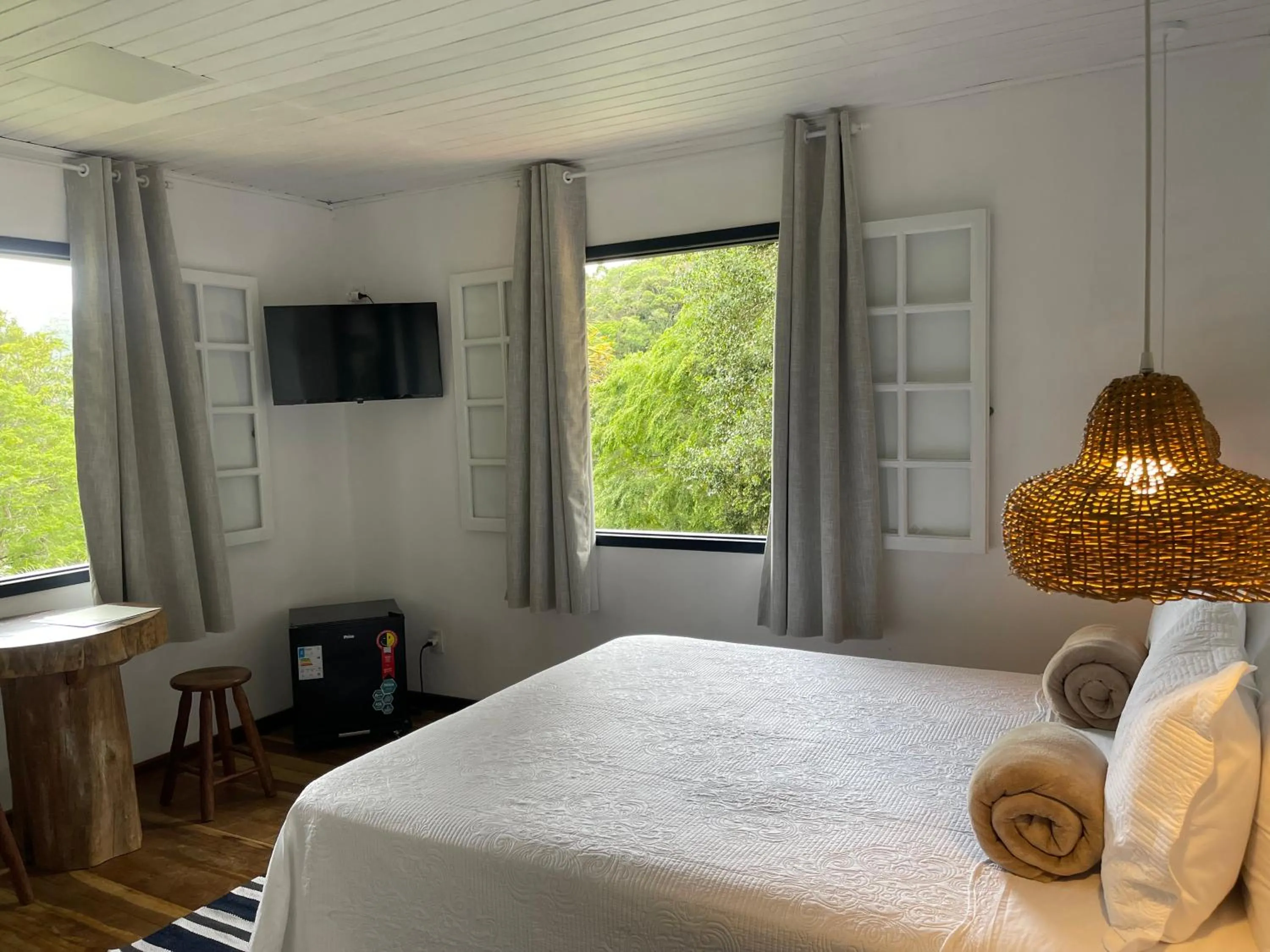Bedroom, Bed in Sítio Flor das Águas