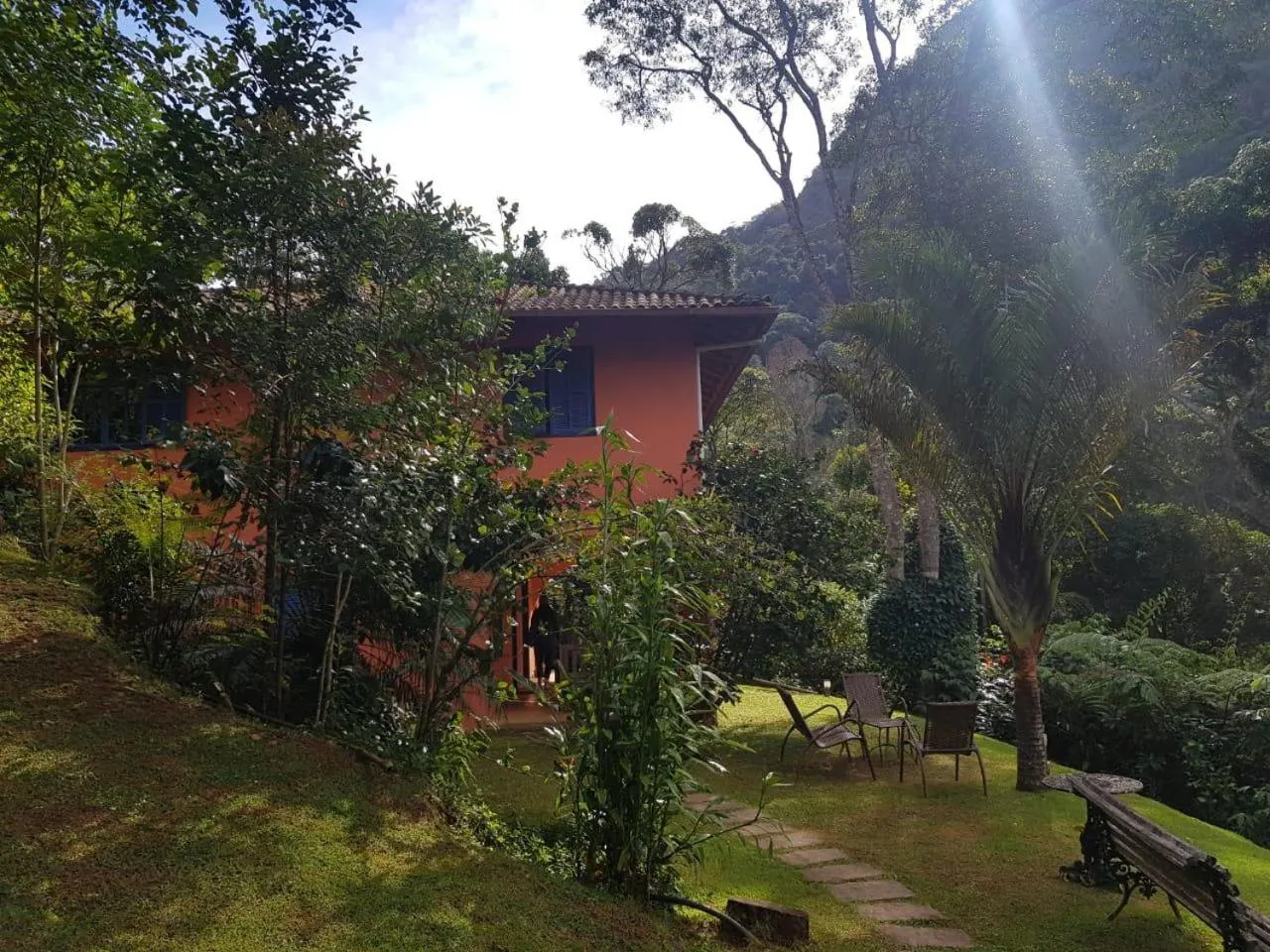 Garden in Sítio Flor das Águas