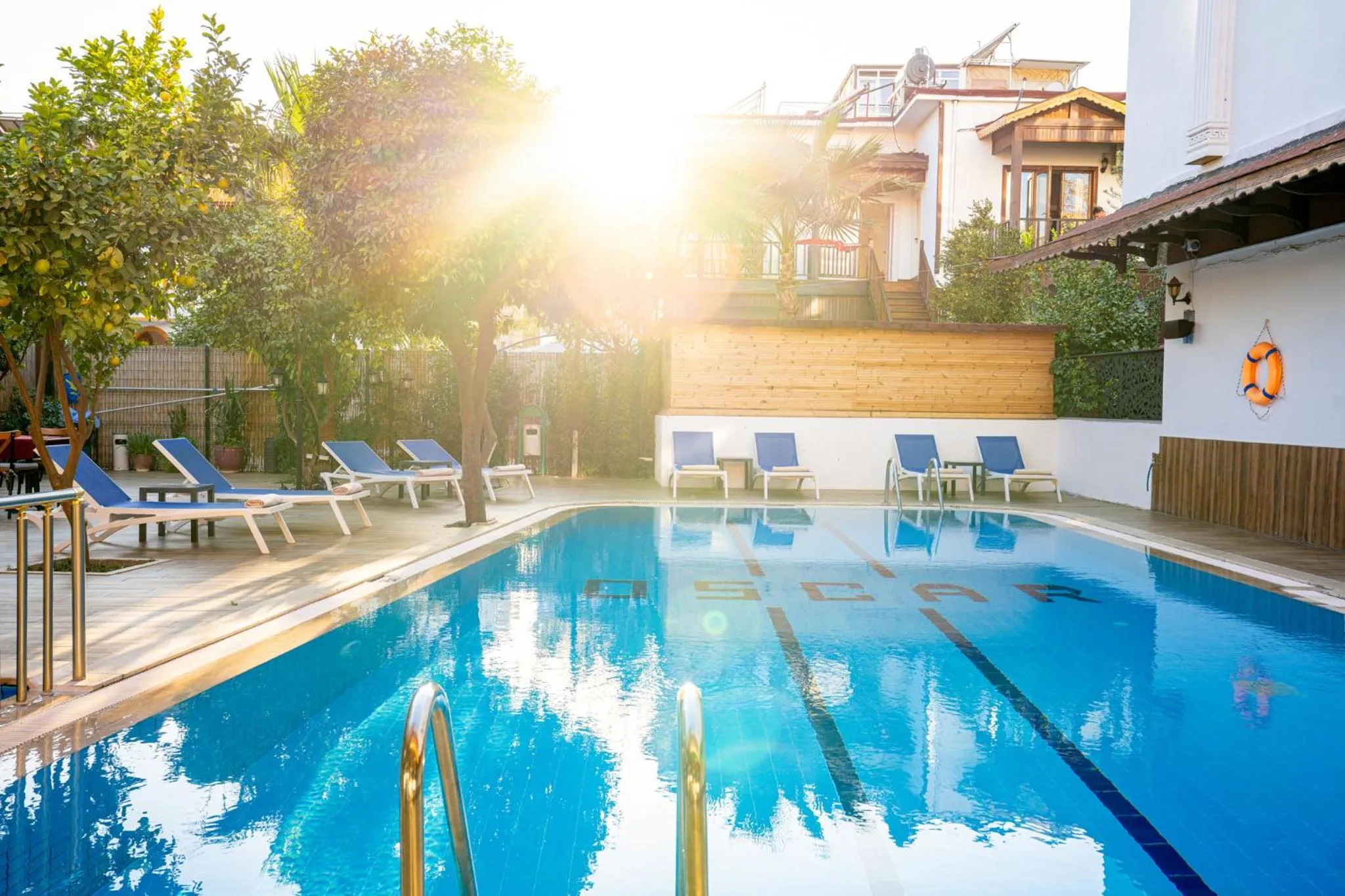 Swimming pool in Oscar Boutique Hotel