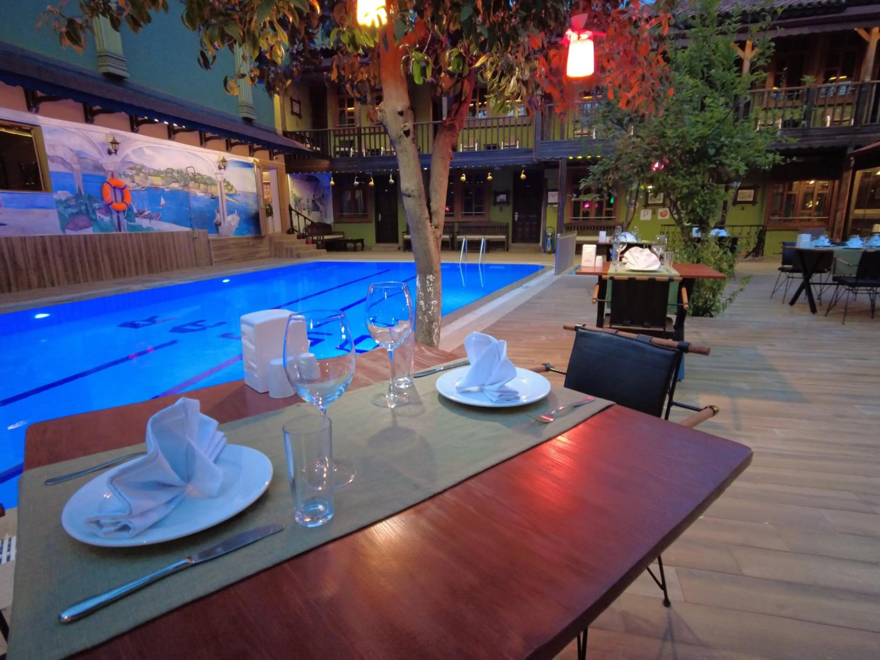 Garden view in Oscar Boutique Hotel