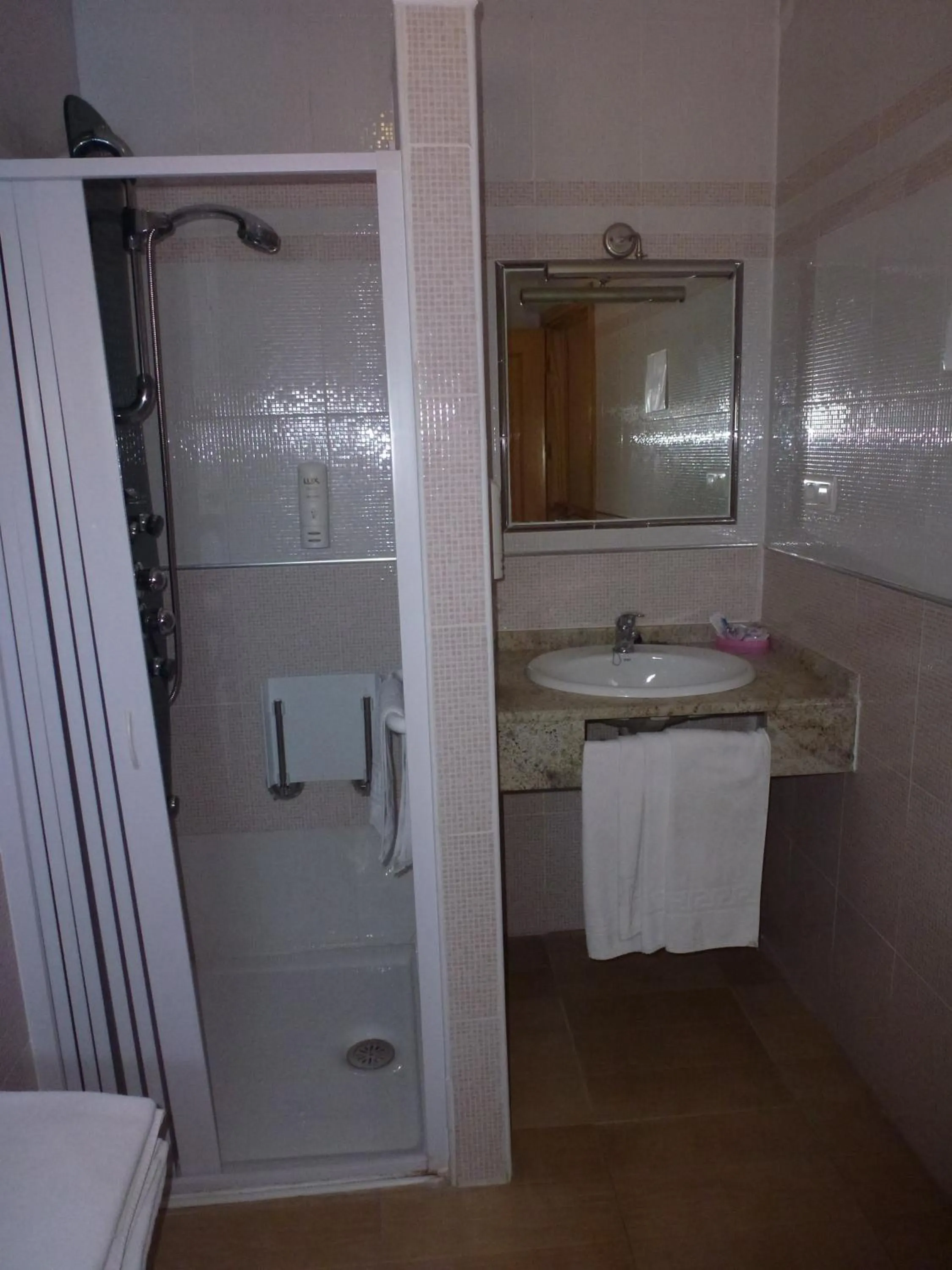 Shower in Hotel La Moraleda - Complejo Las Delicias