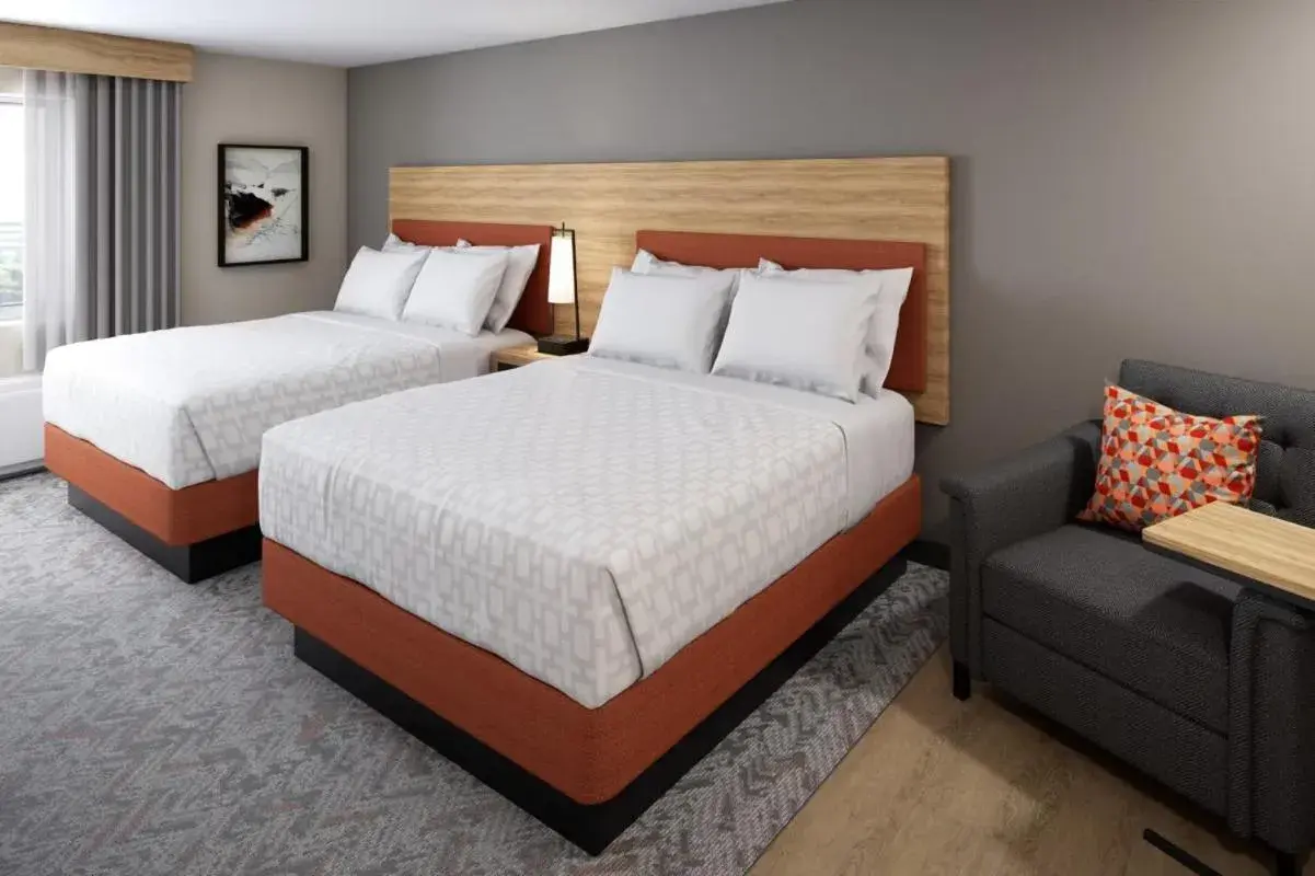 Bed in Candlewood Suites Stafford Bed in Candlewood Suites Stafford